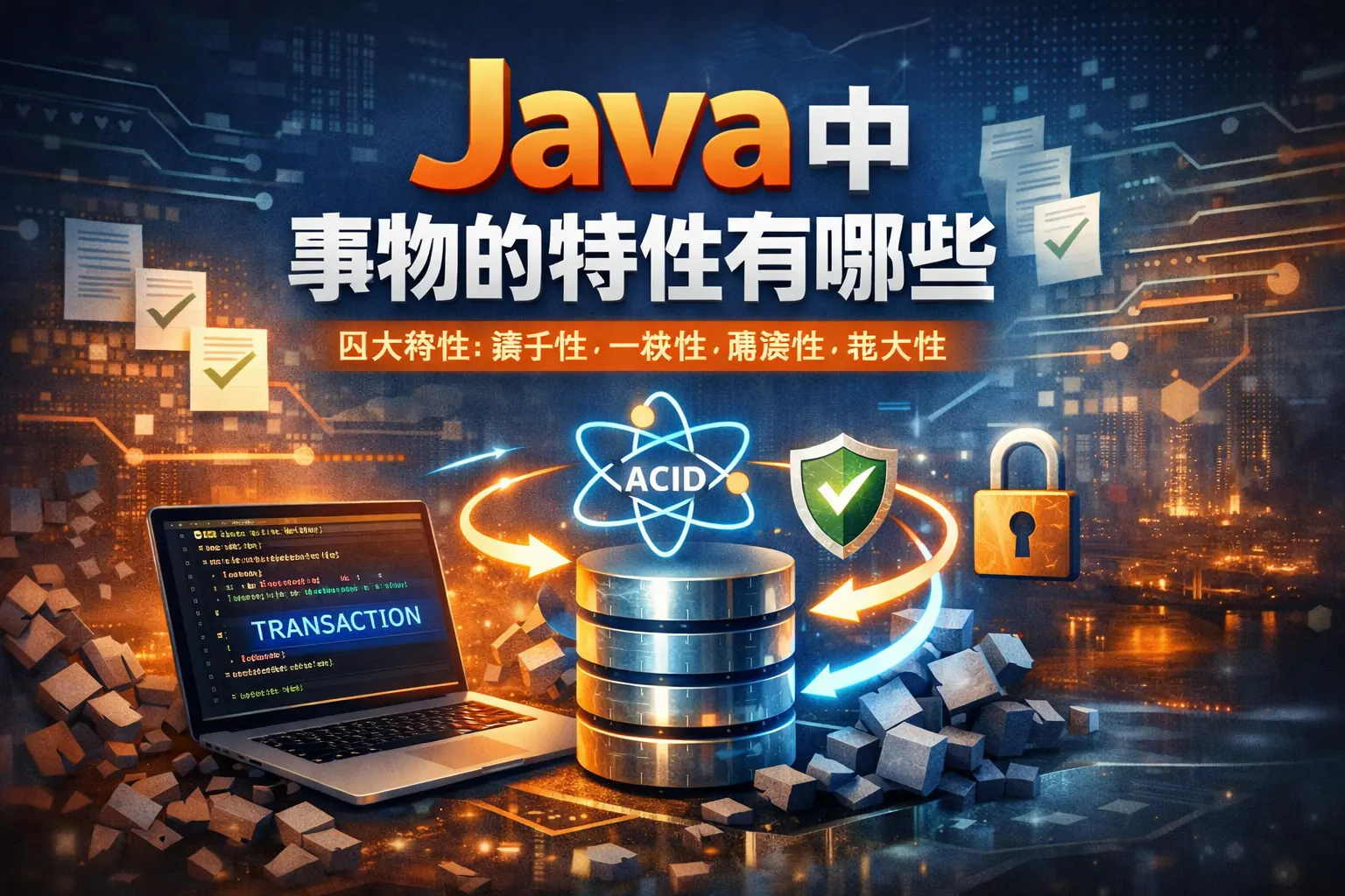 java中事物的特性有哪些