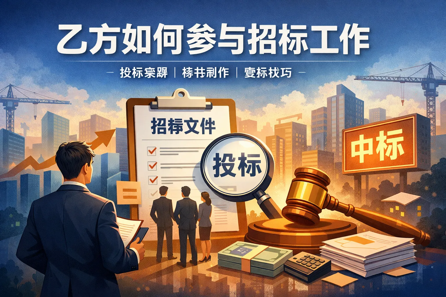 乙方如何参与招标工作