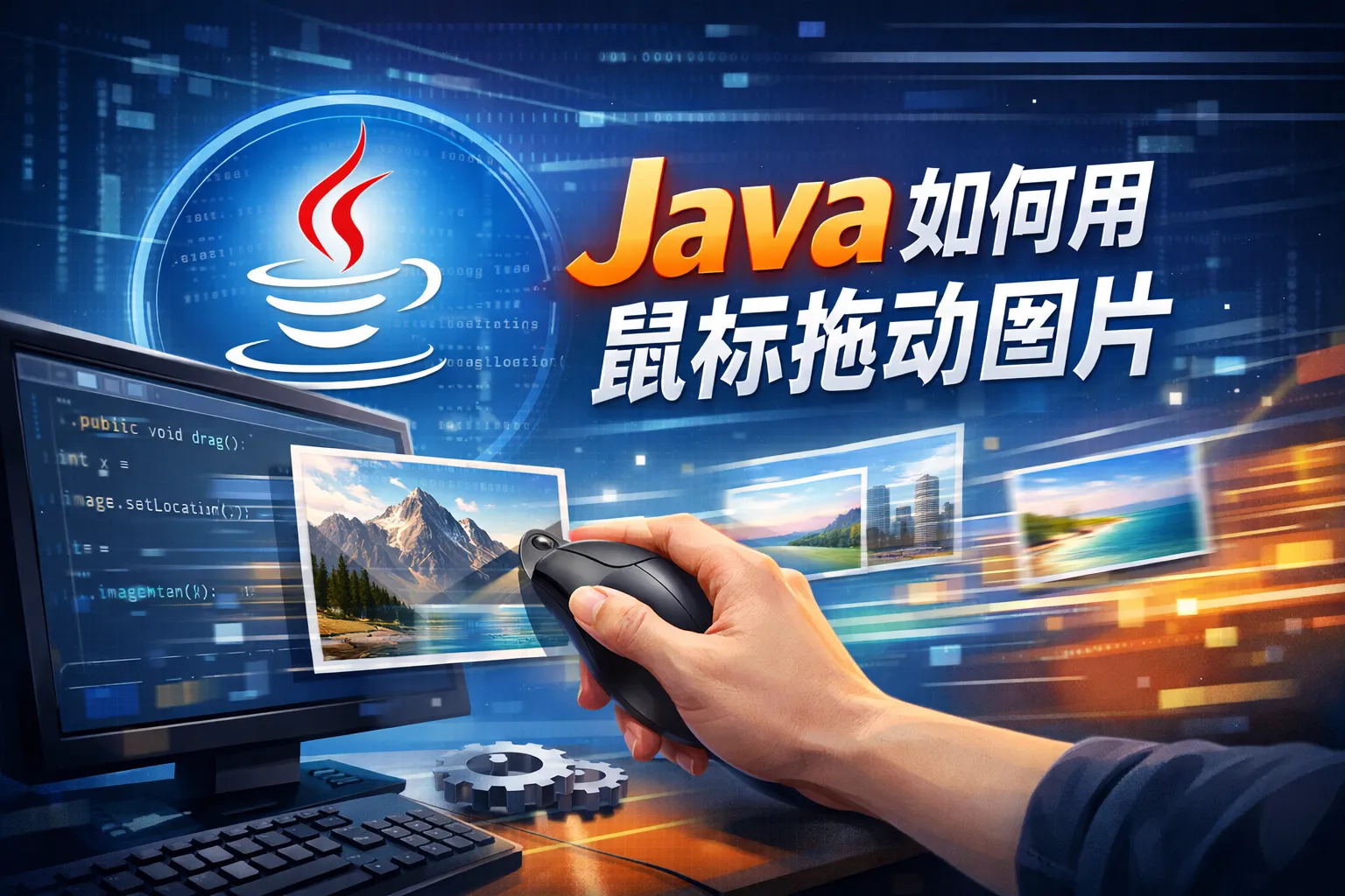 java如何用鼠标拖动图片