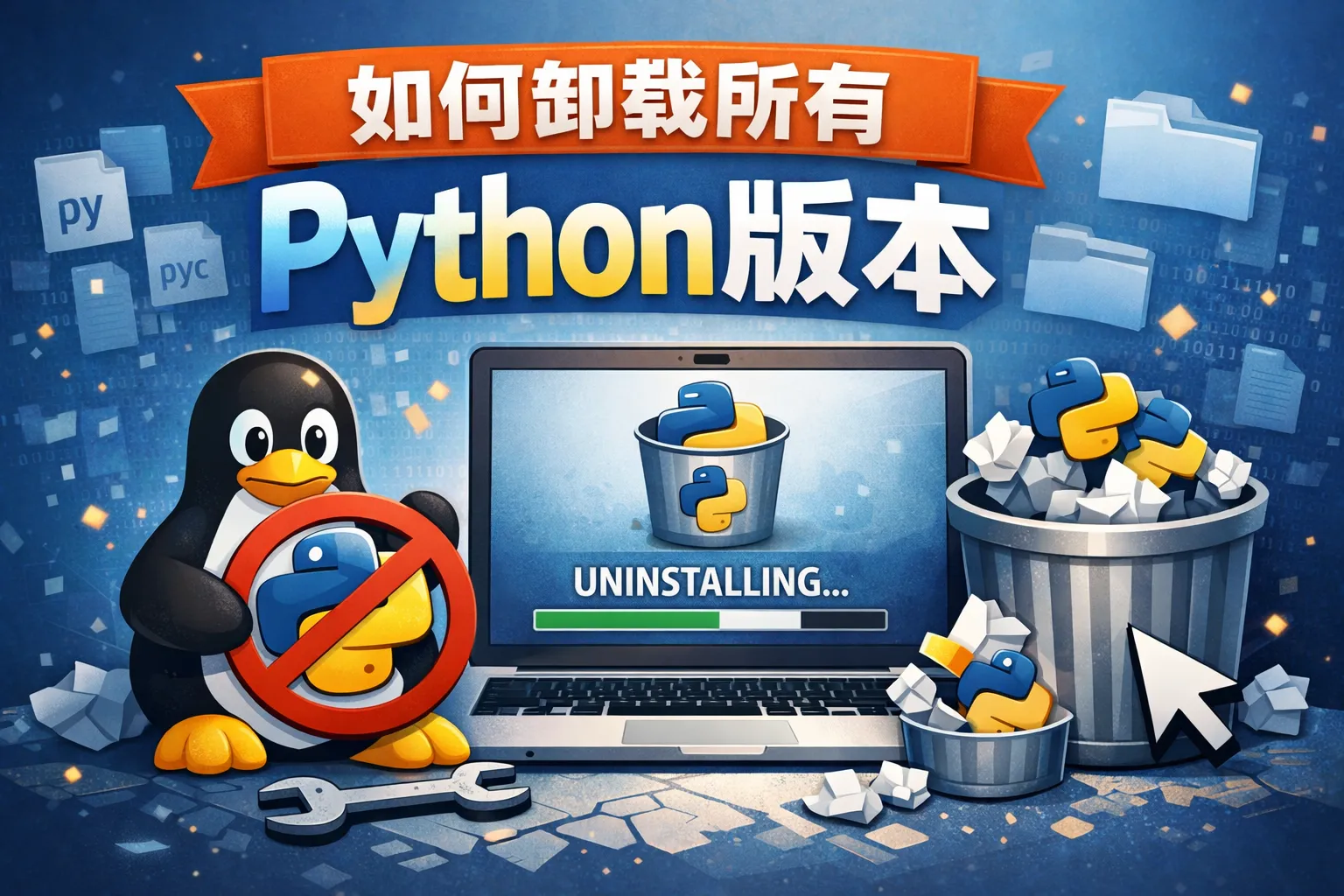 如何卸载所有python版本