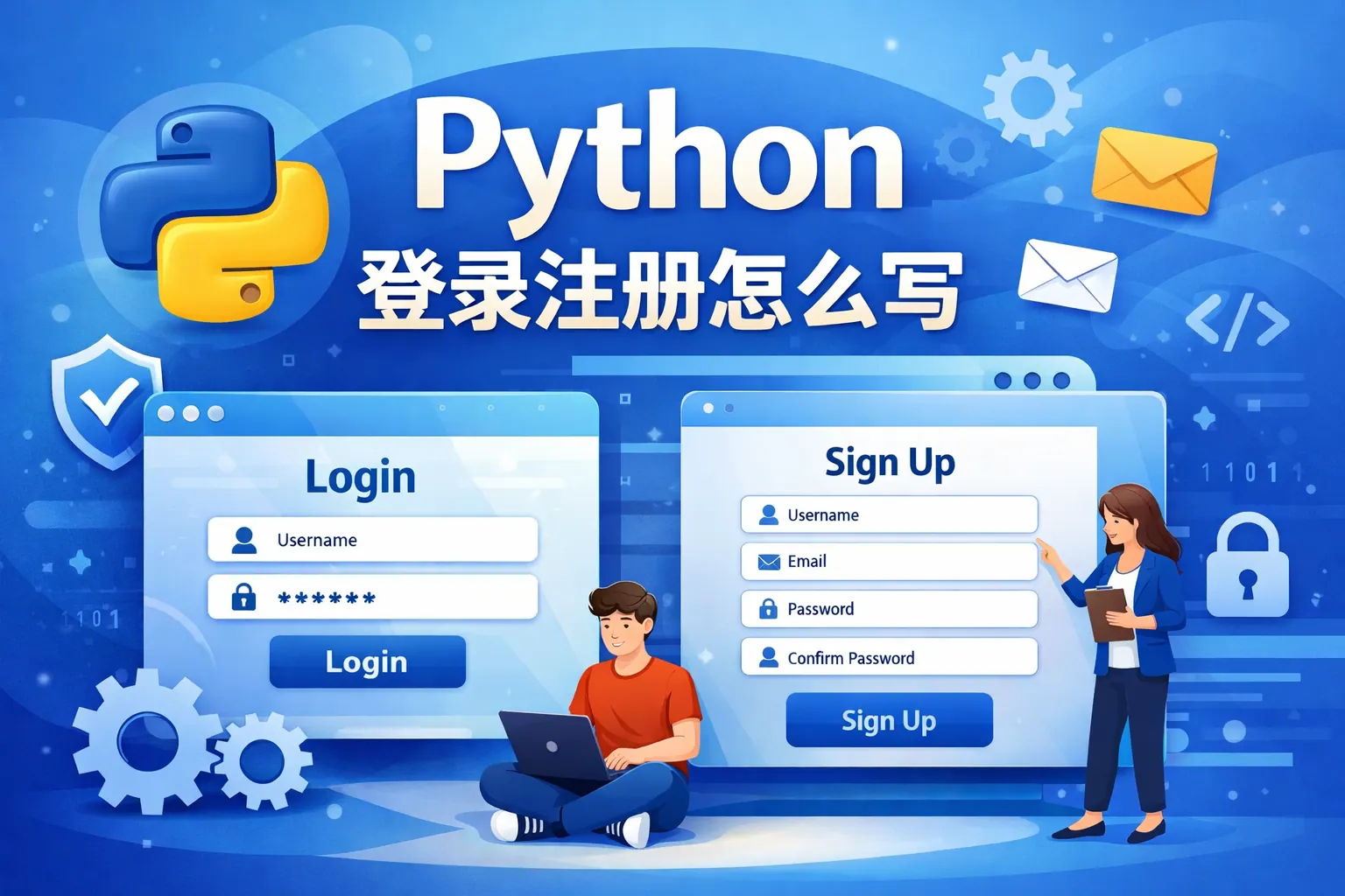 python登录注册怎么写