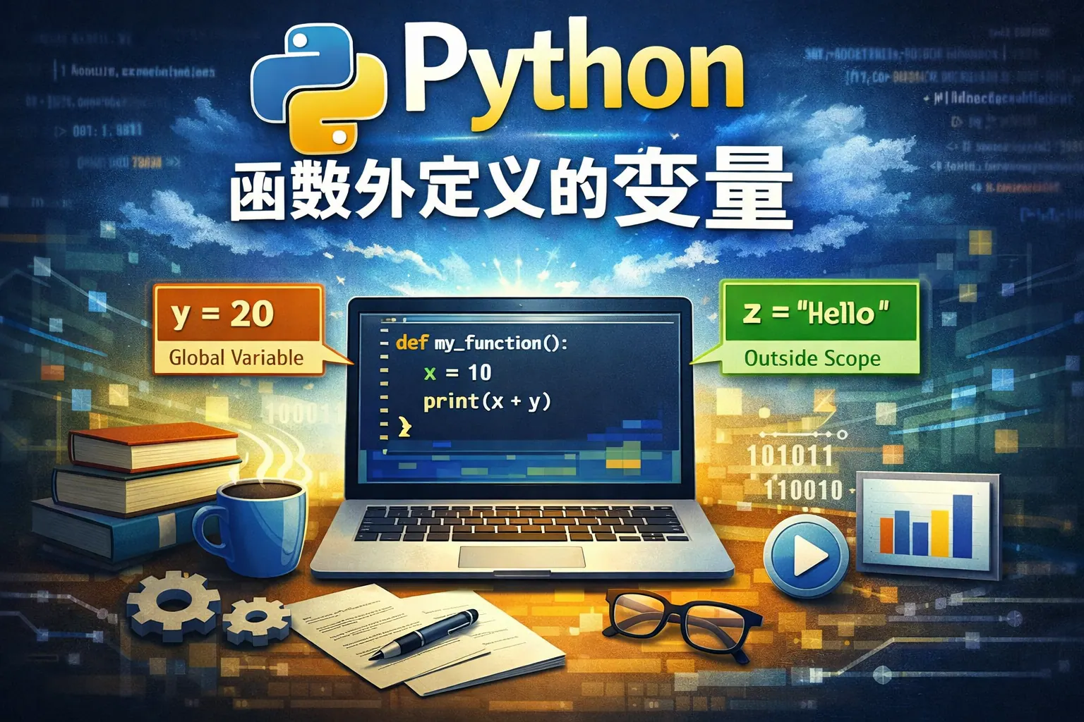 python 函数外定义的变量