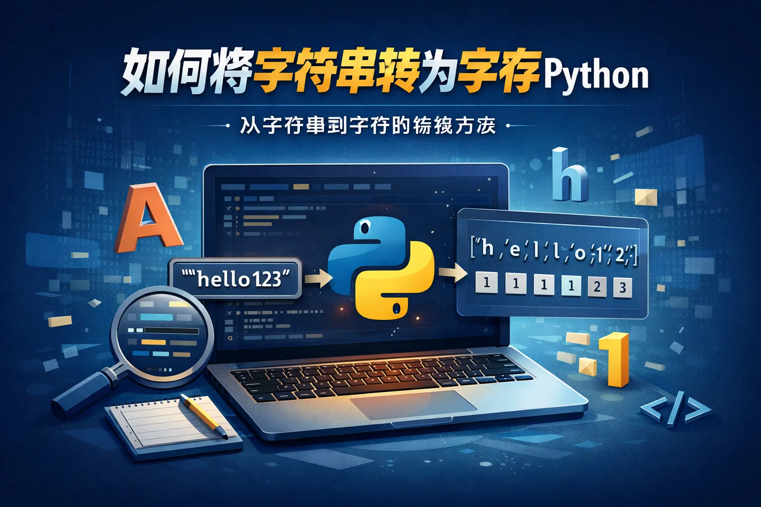 如何将字符串转为字符python