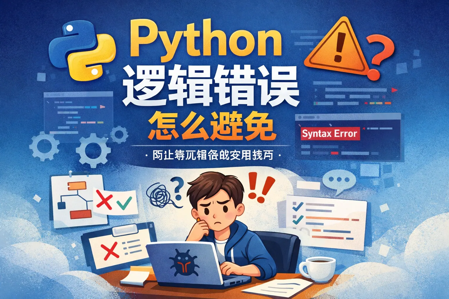 python逻辑错误怎么避免