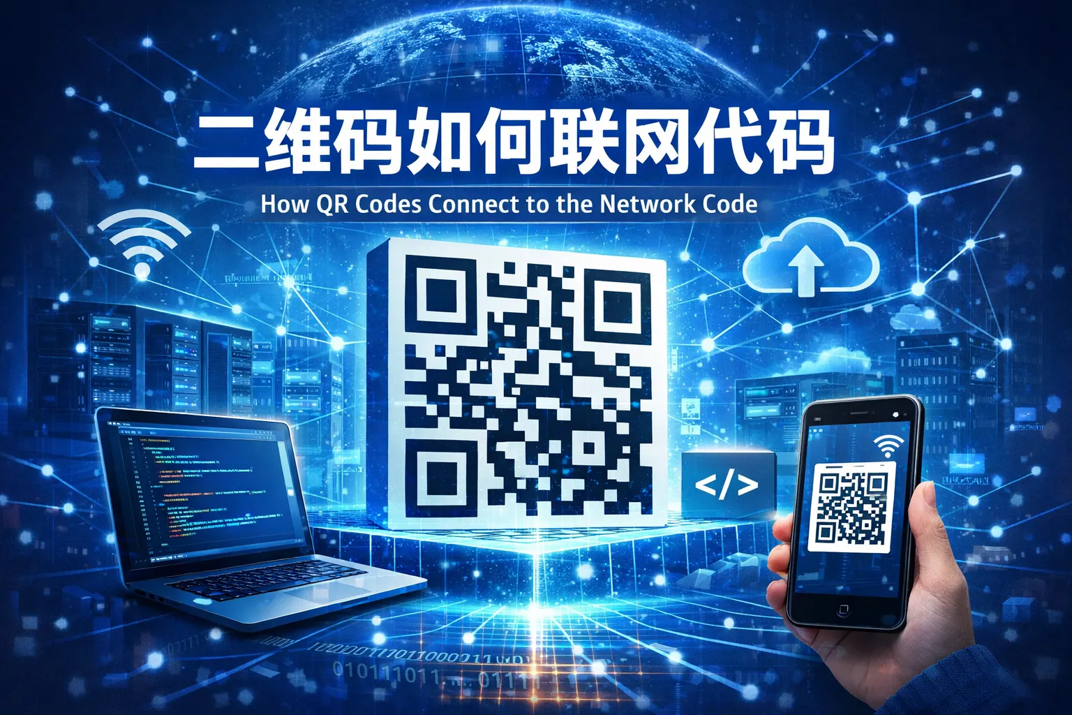 二维码如何联网代码