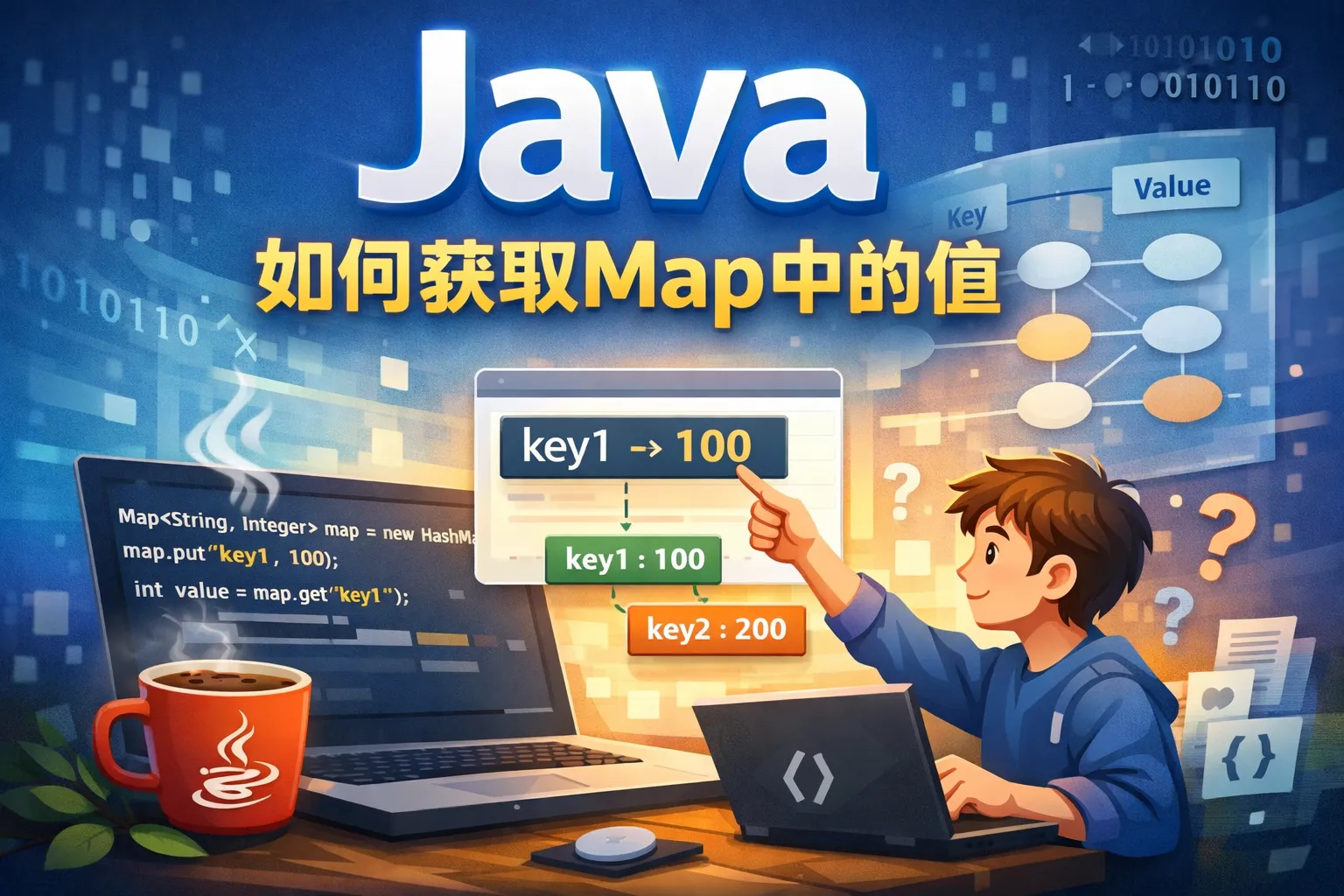 java如何获取map中的值