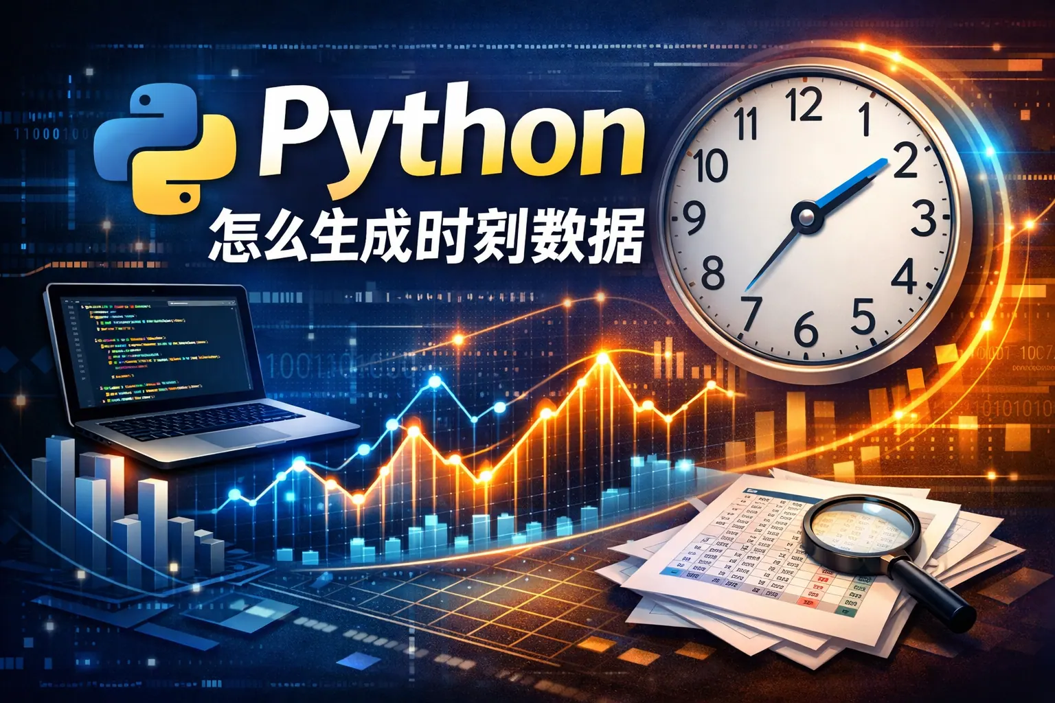 python怎么生成时刻数据