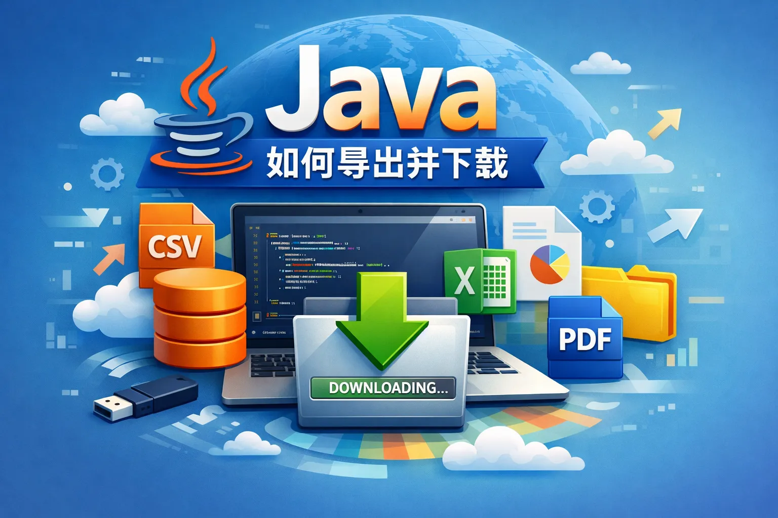 java如何导出并下载