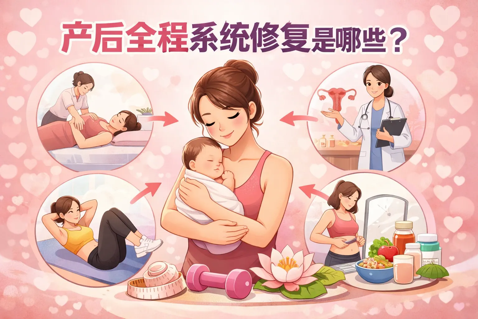 产后全程系统修复是哪些