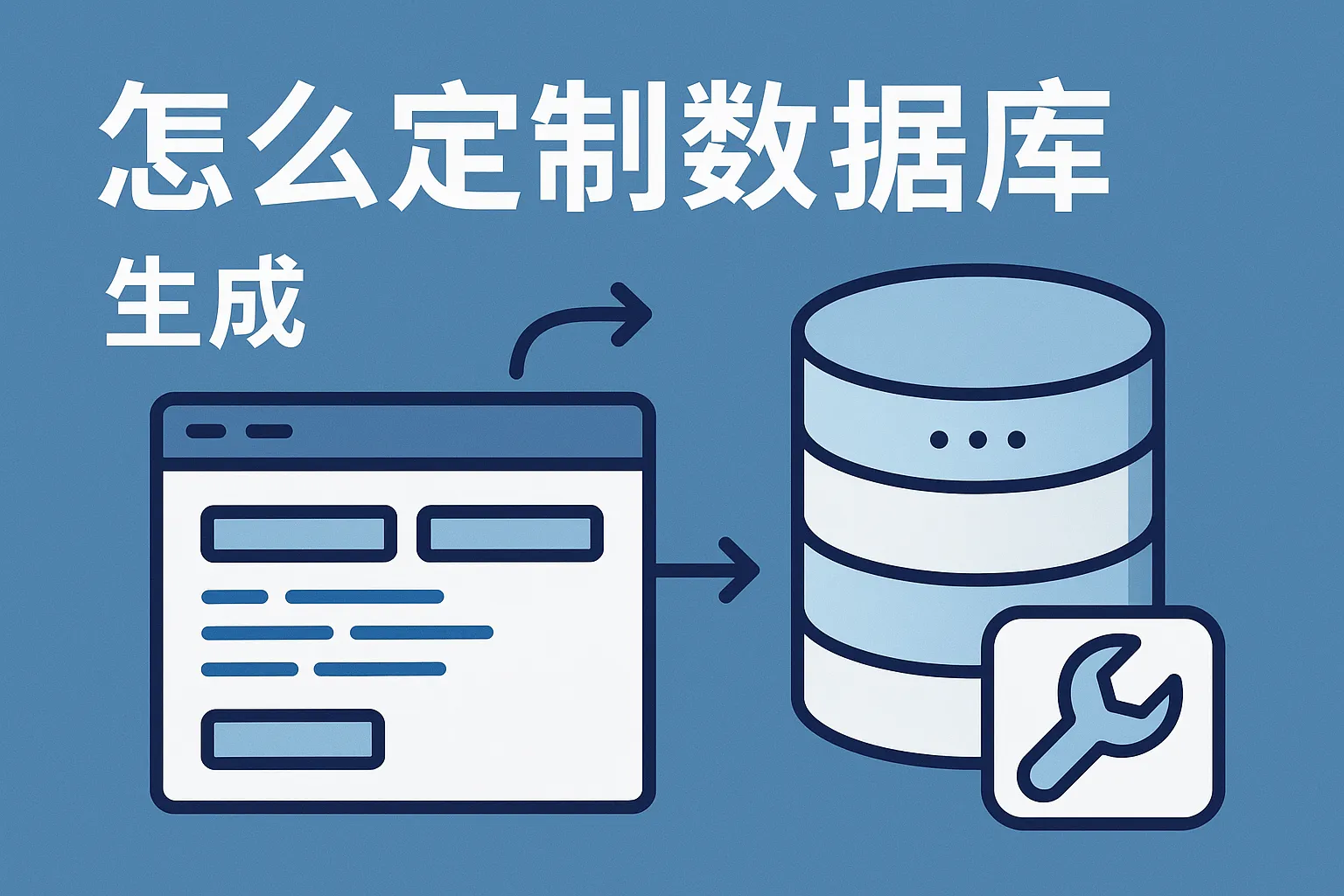 怎么定制数据库