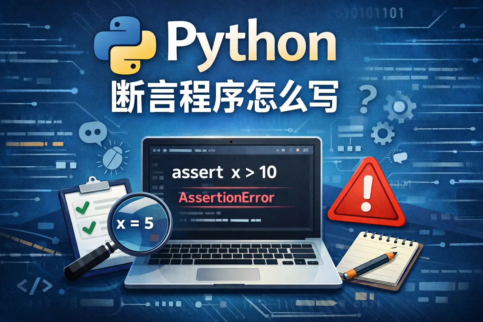 python 断言程序怎么写