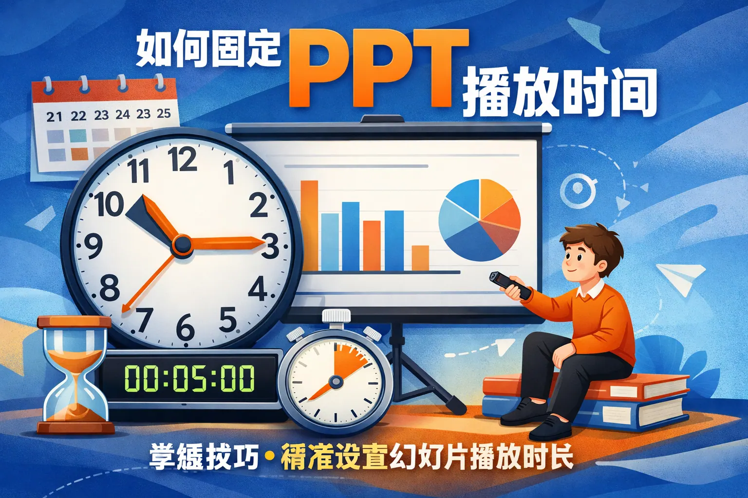 如何固定ppt播放时间