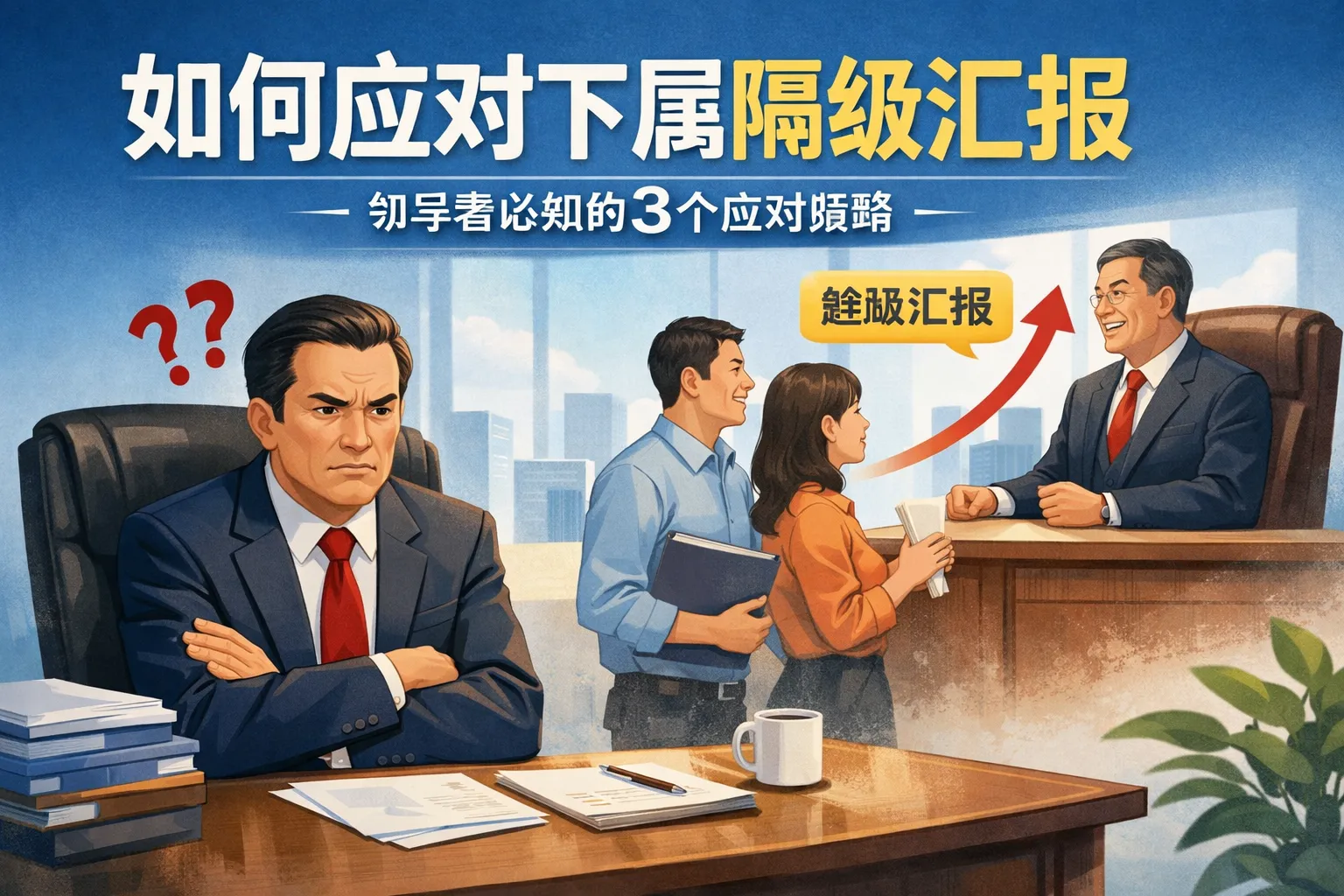 如何应对下属隔级汇报
