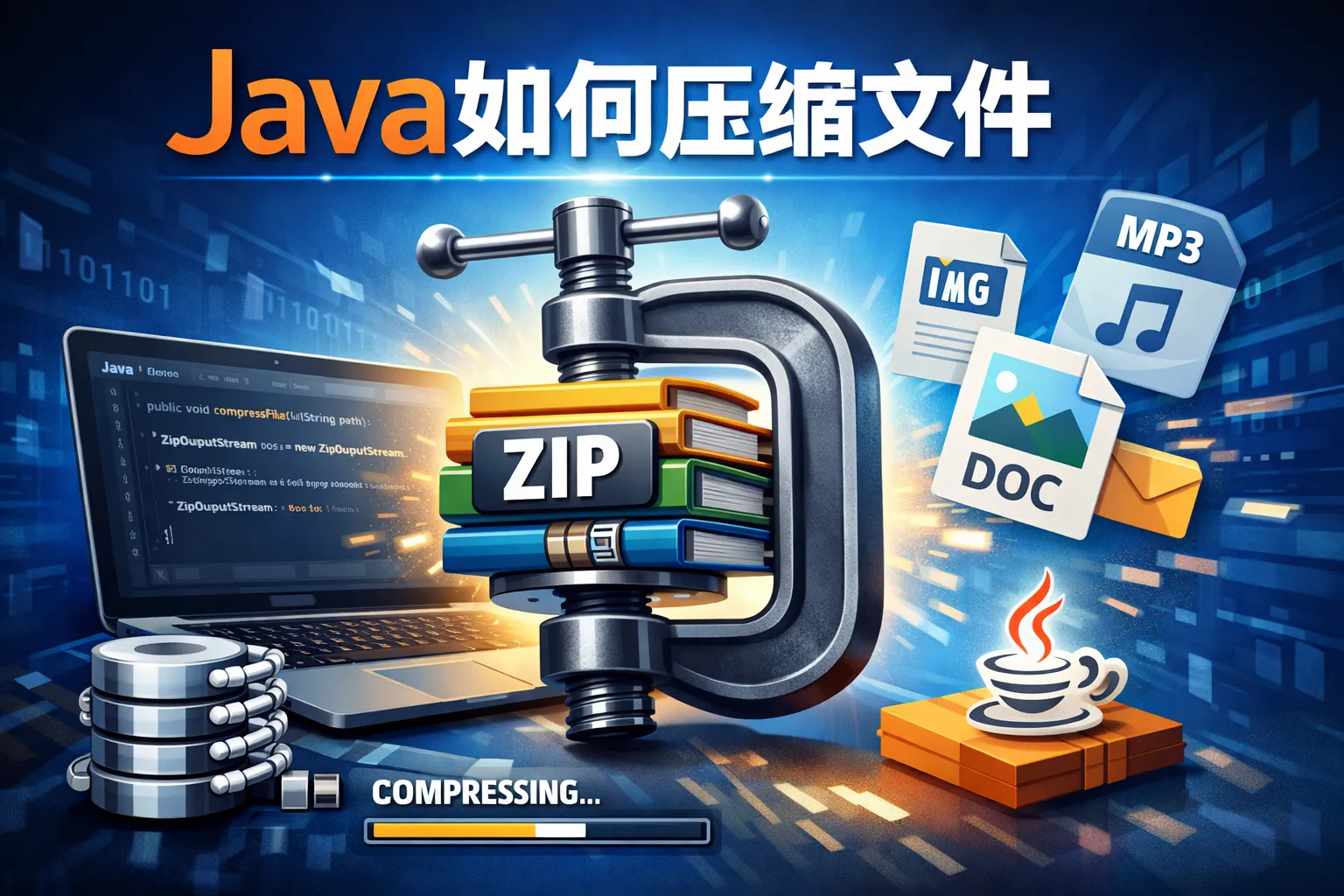 java如何压缩文件