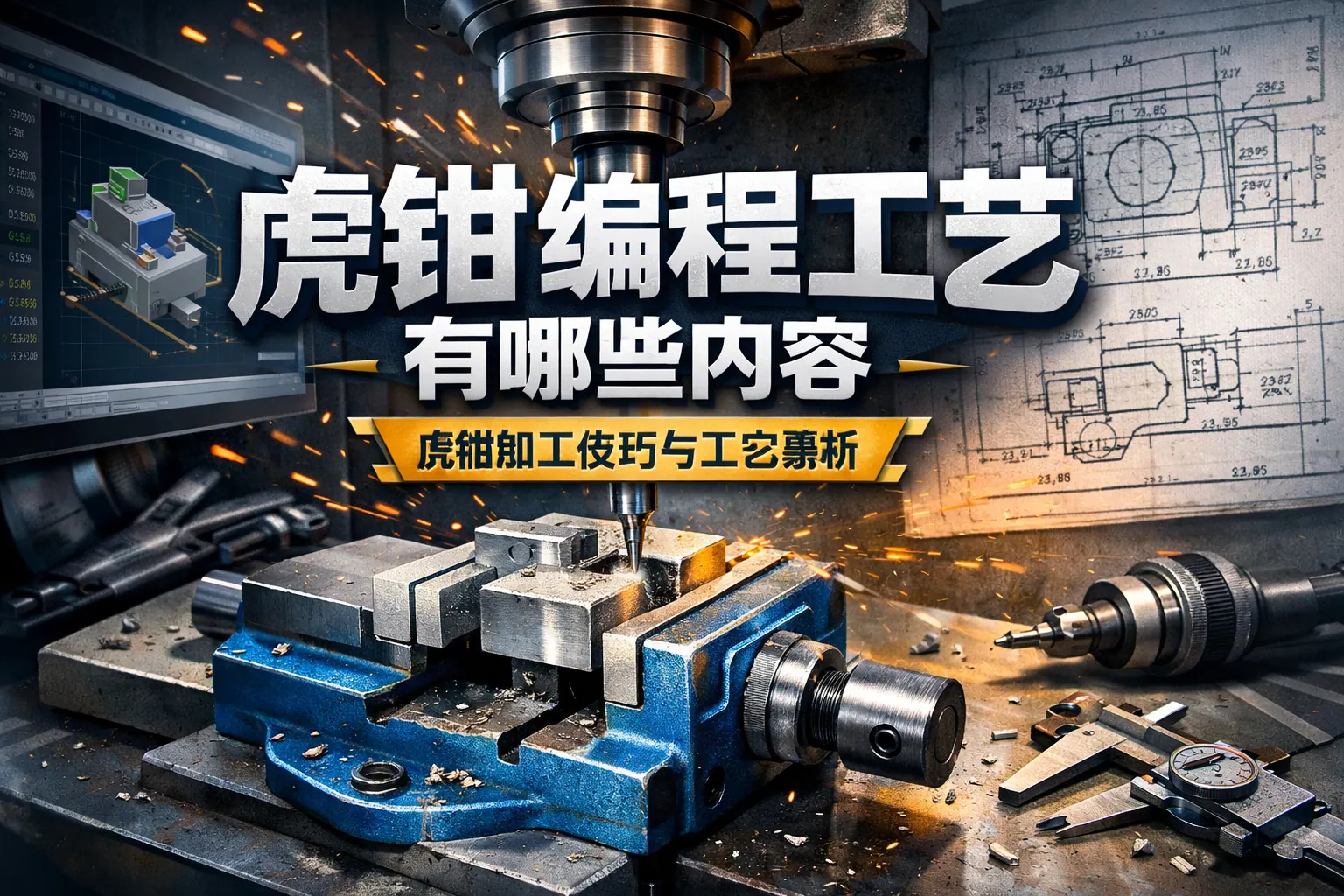 虎钳编程工艺有哪些内容