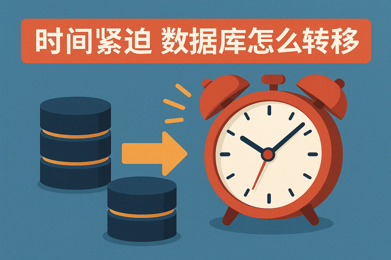 时间紧迫数据库怎么转移
