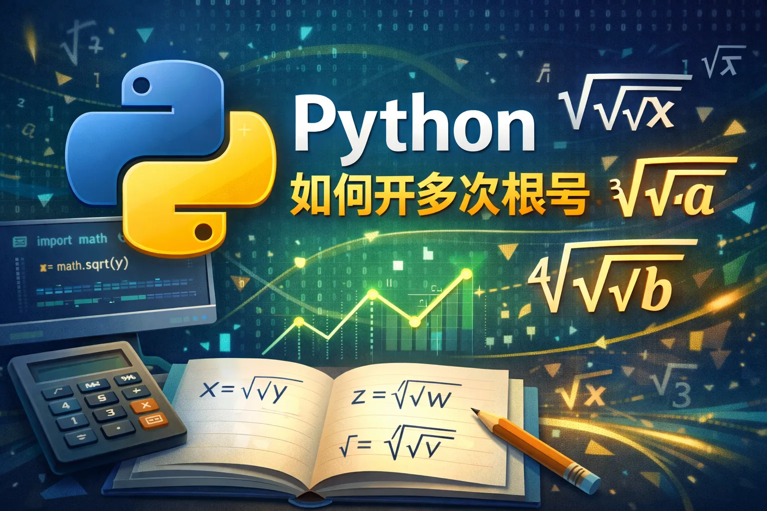 python如何开多次根号