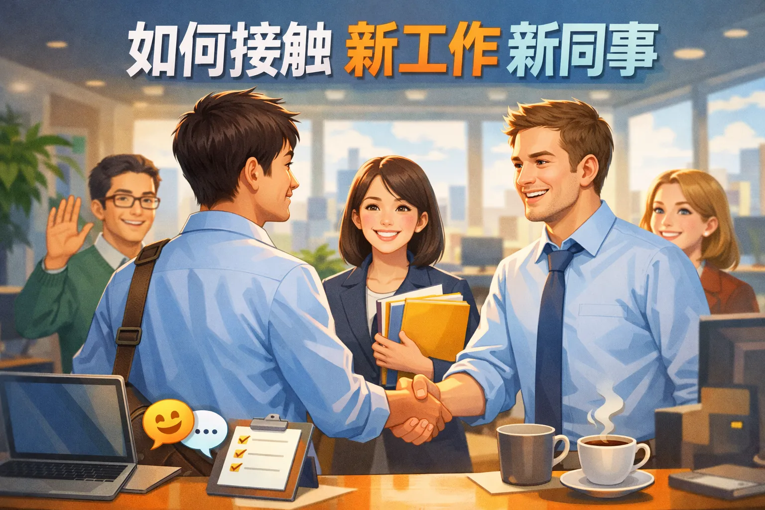 如何接触新工作新同事