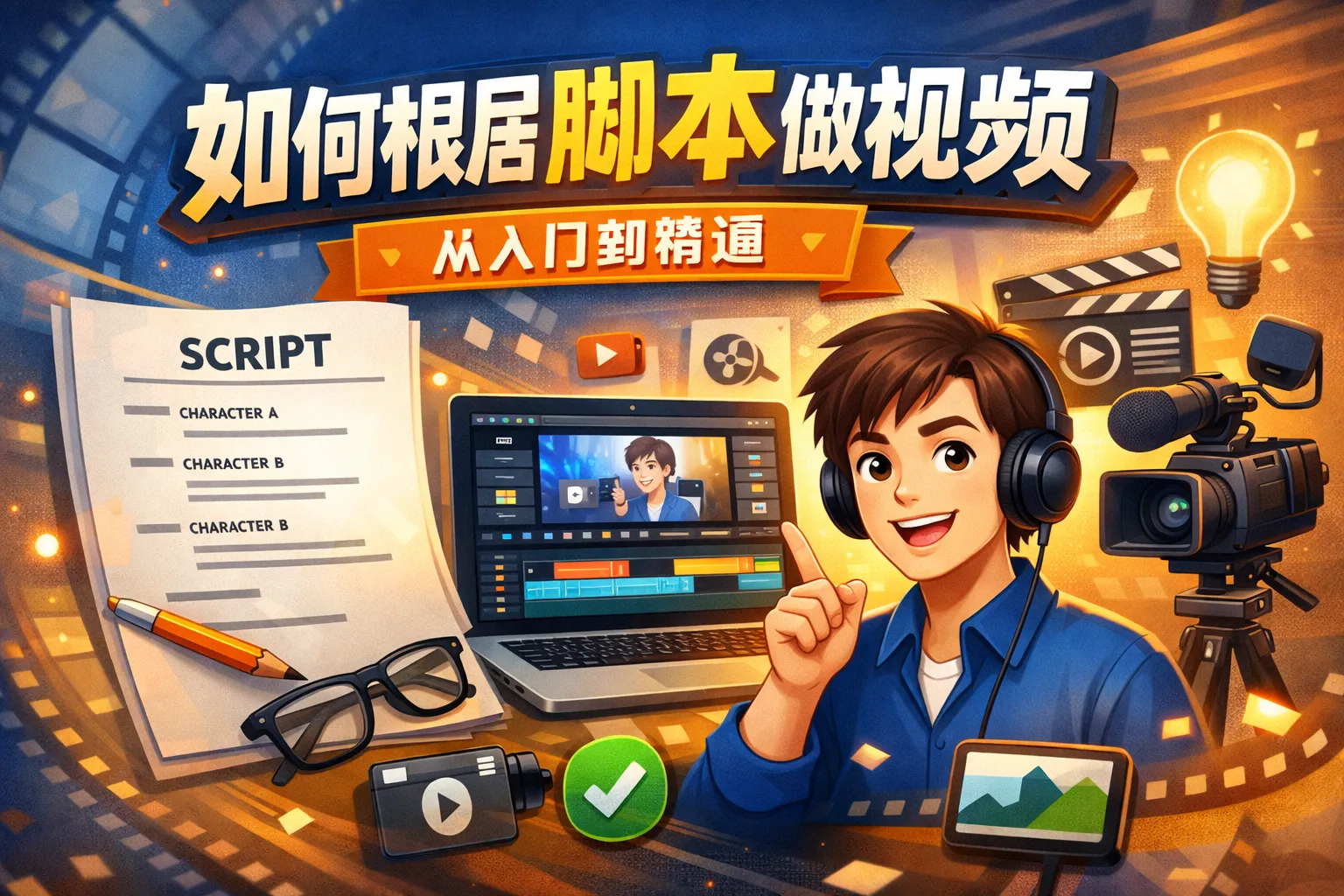 如何根据脚本做视频