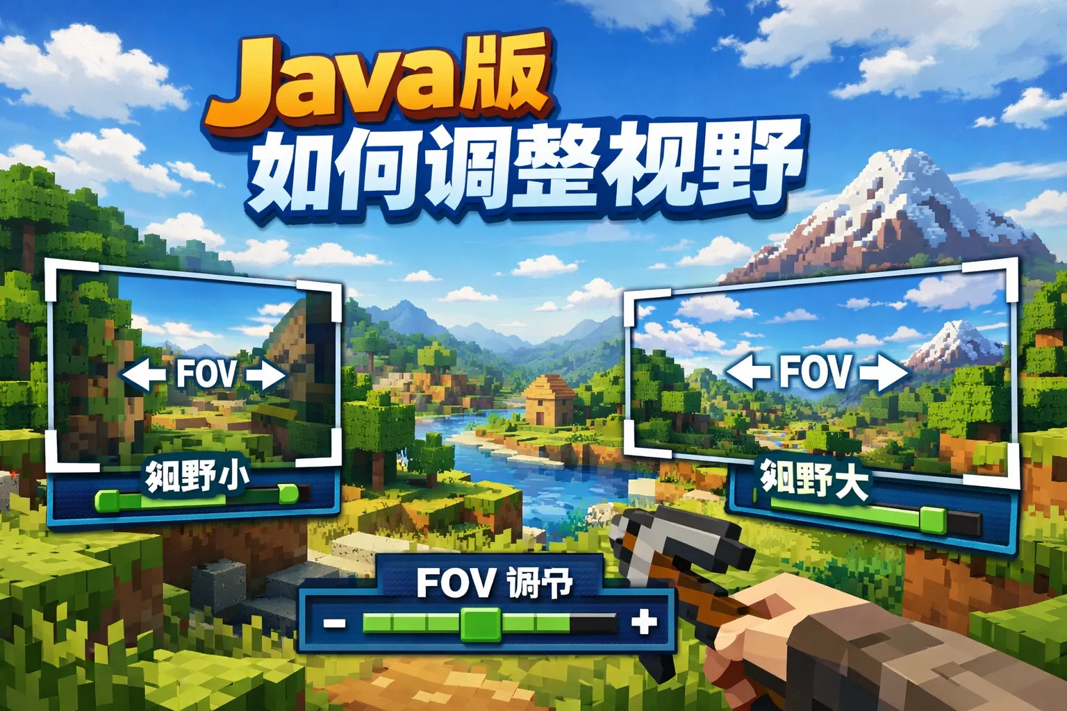 Java版如何调整视野