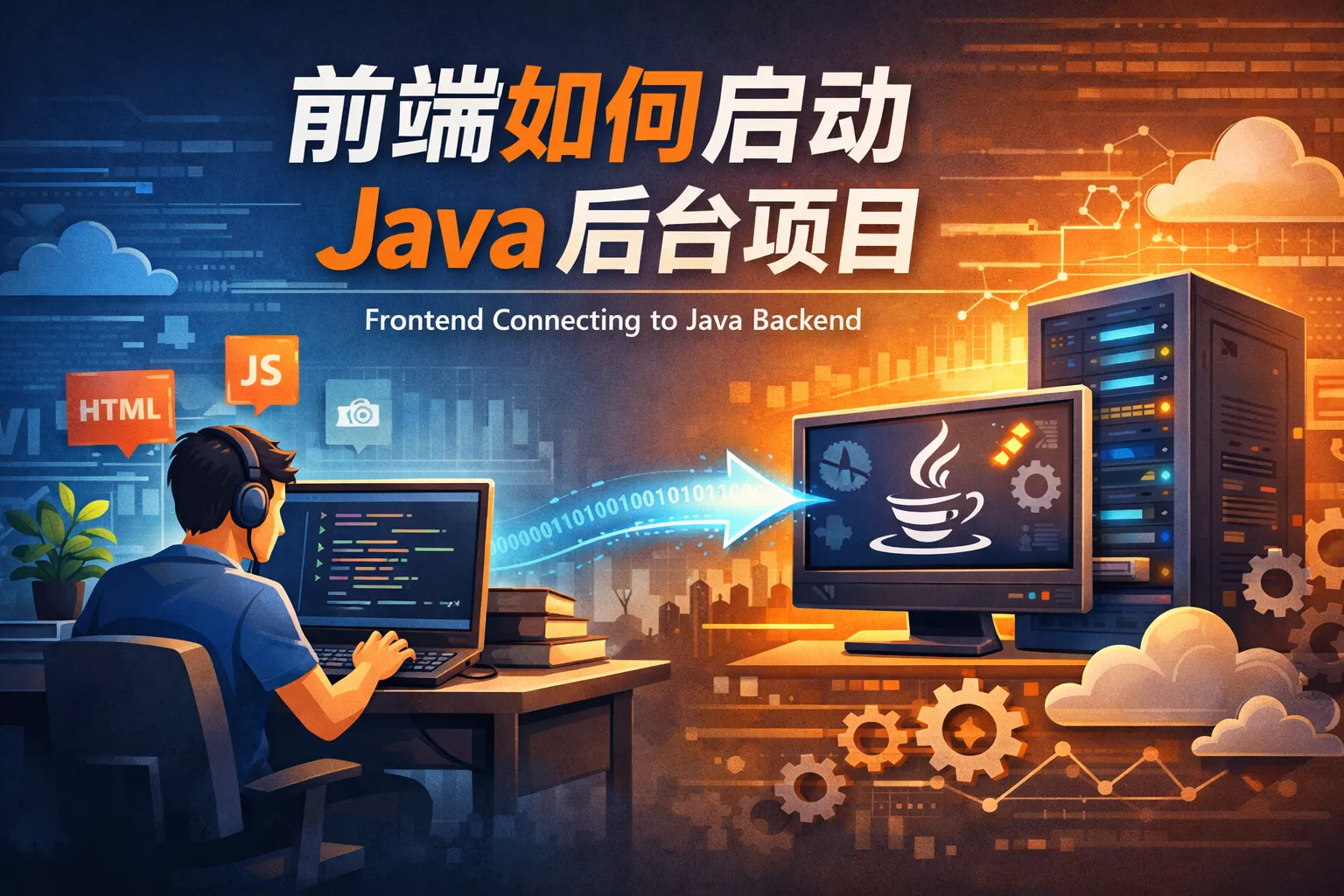 前端如何启动java后台项目