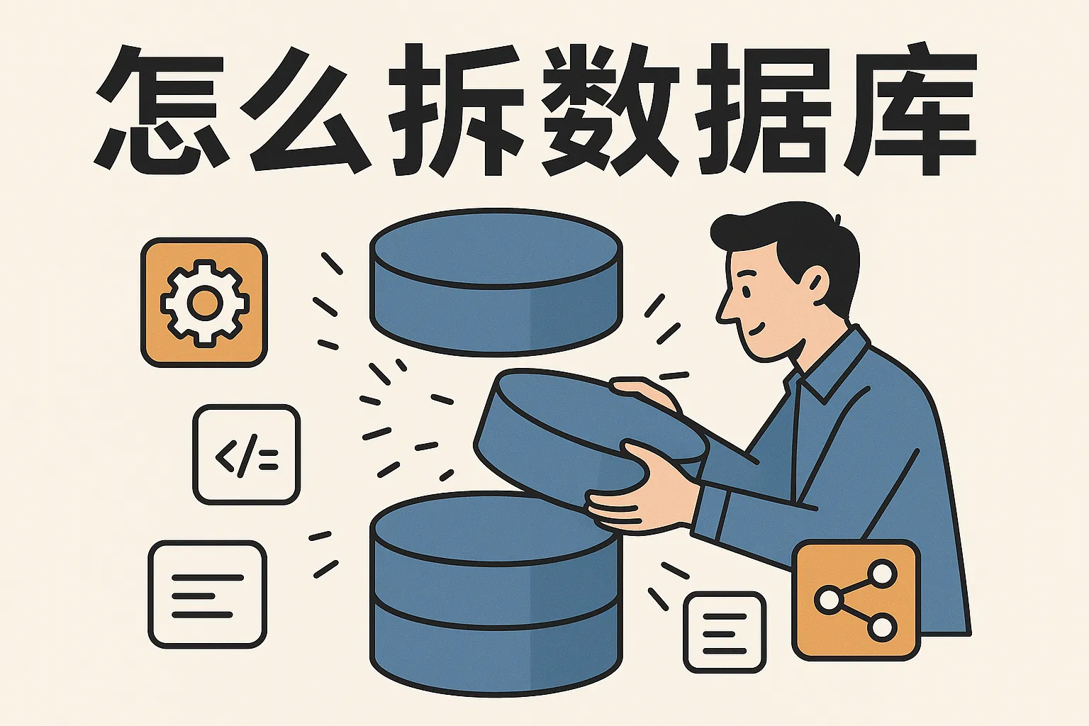 怎么拆数据库