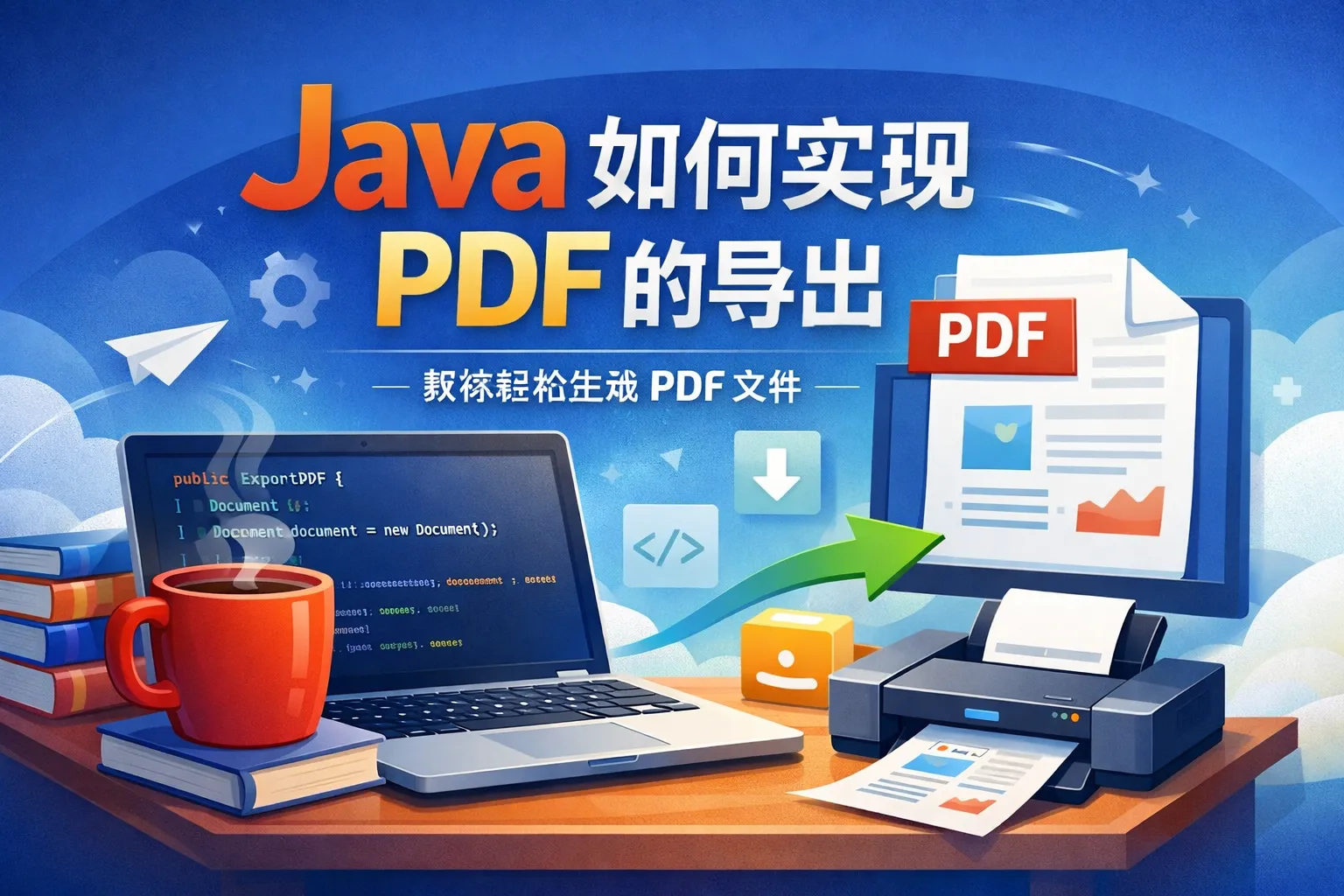 java如何实现pdf的导出