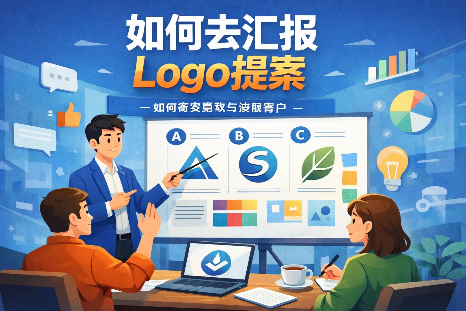 如何去汇报logo提案