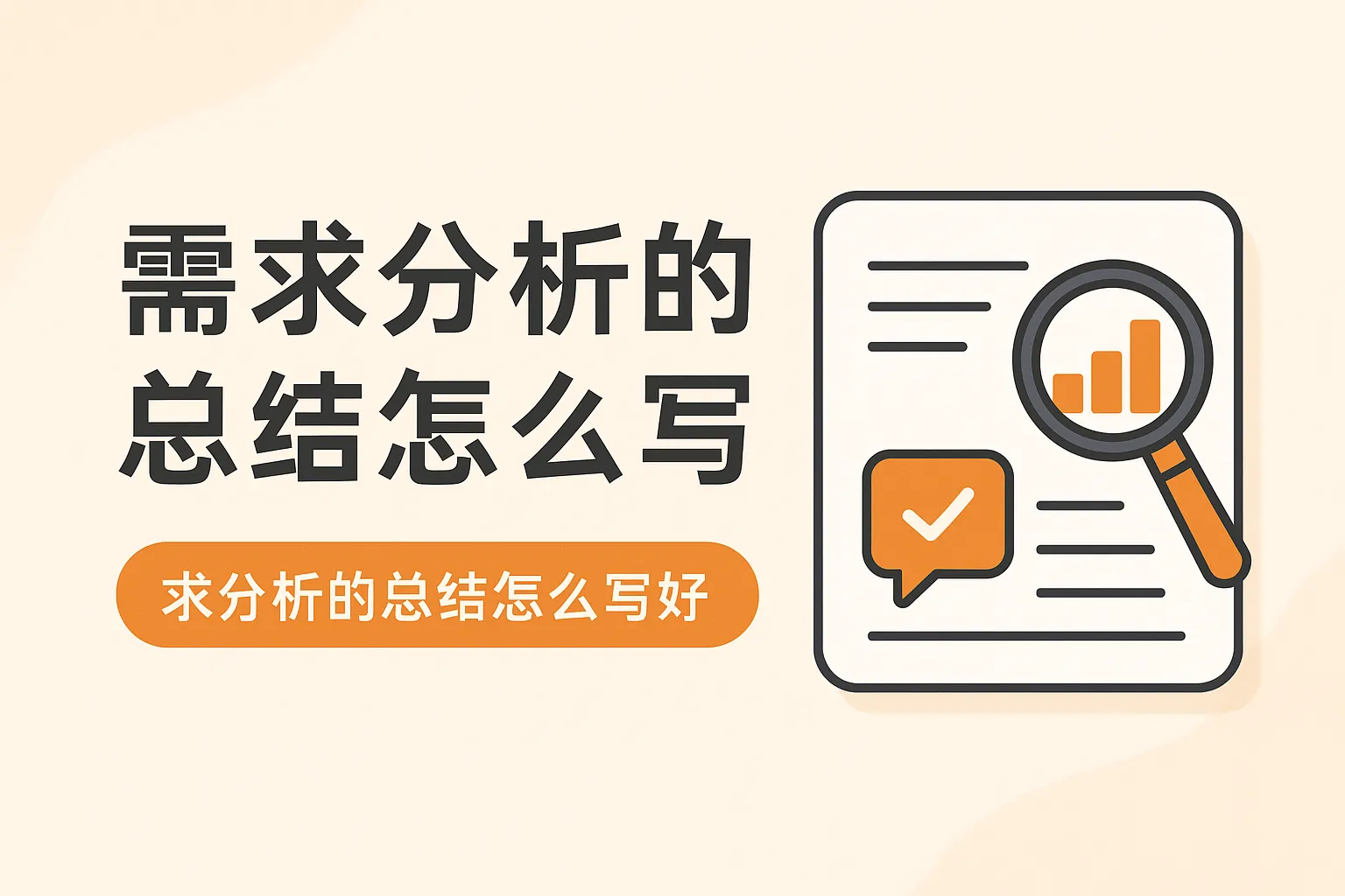 需求分析的总结怎么写好