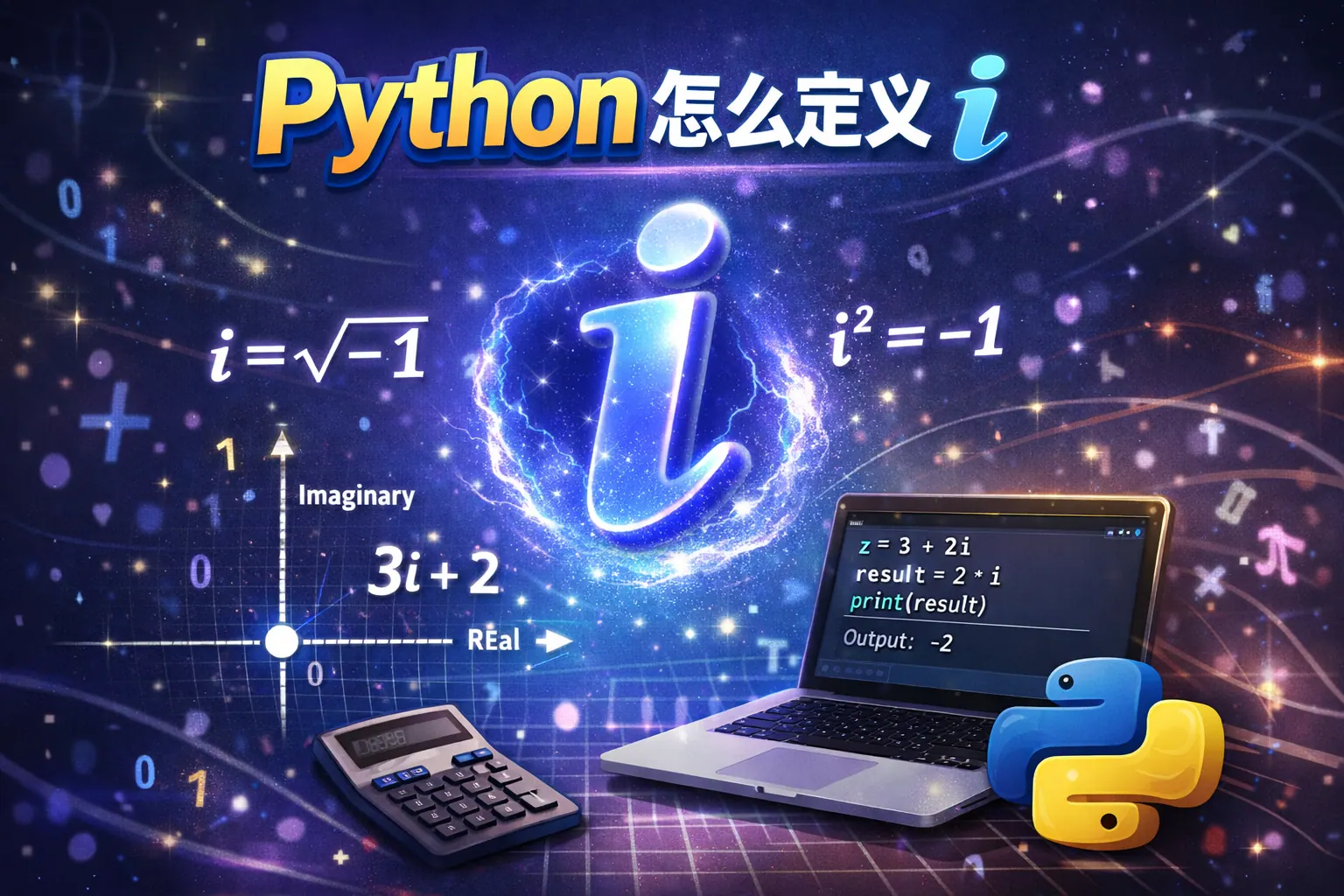 python怎么定义虚数i
