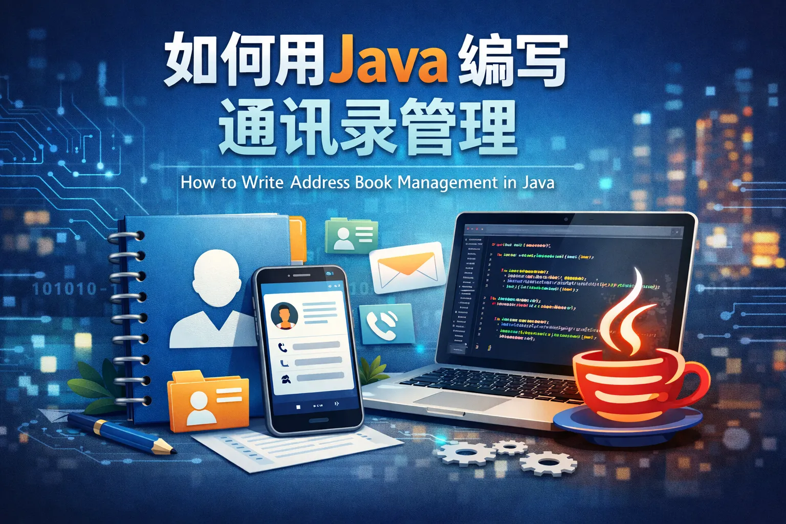 如何用java编写通讯录管理