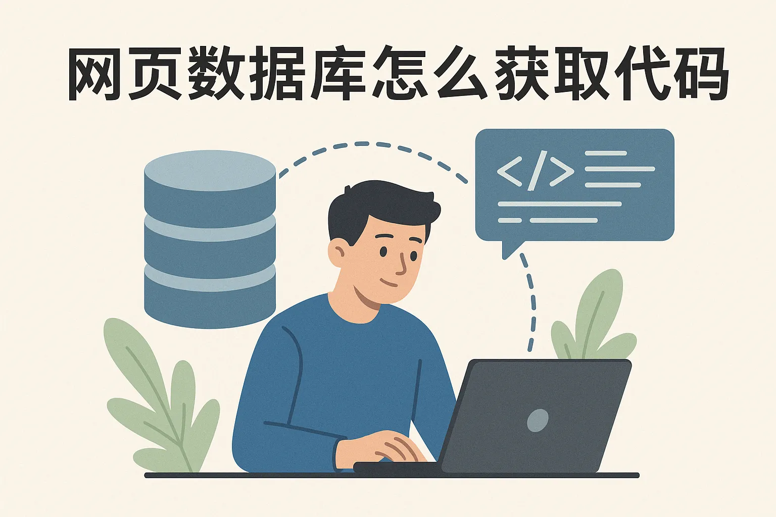 网页数据库怎么获取代码