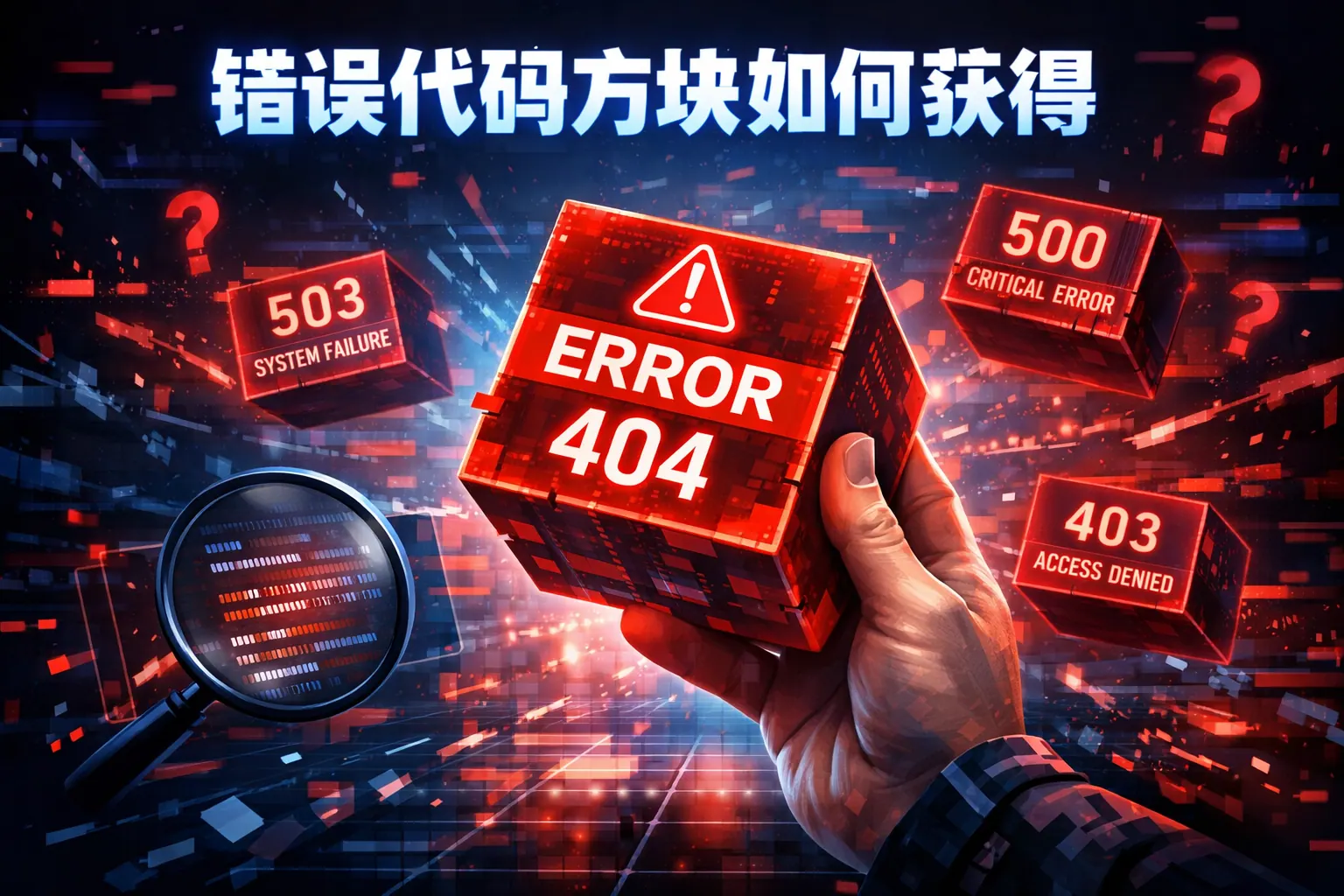 错误代码方块如何获得