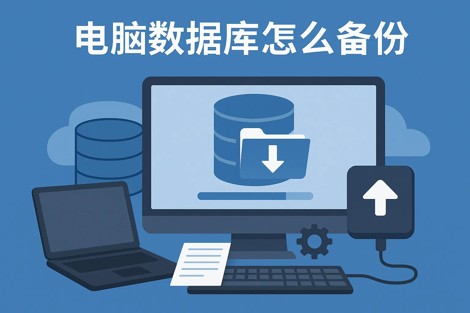 电脑数据库怎么备份