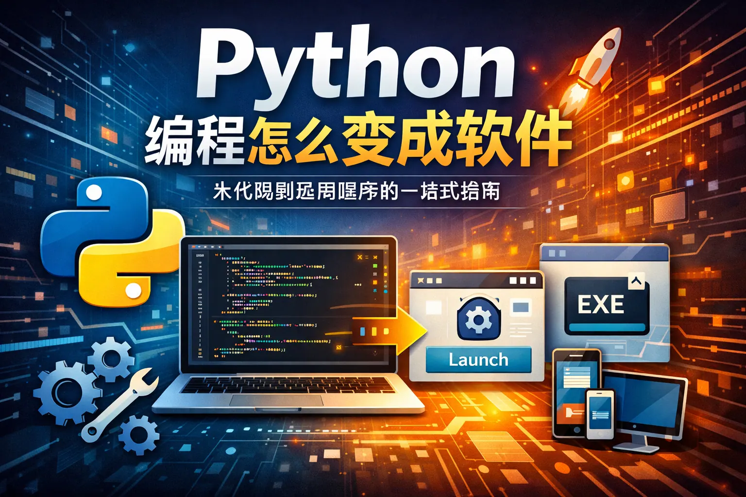 python编程怎么变成软件