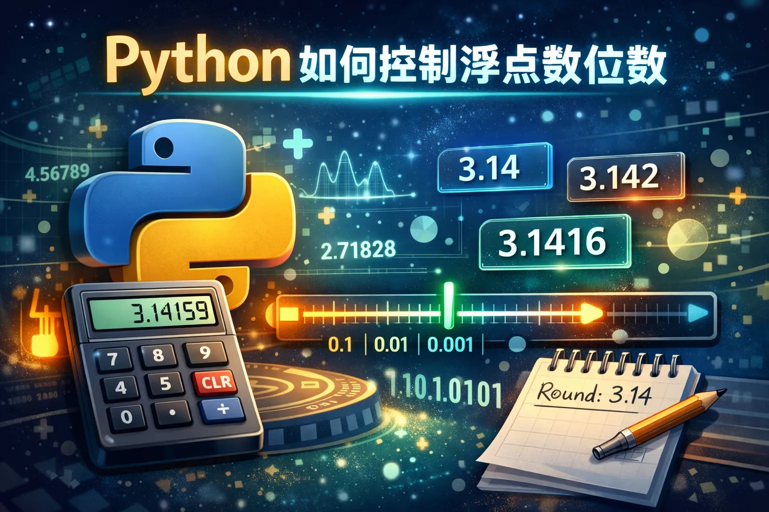 python如何控制浮点数位数
