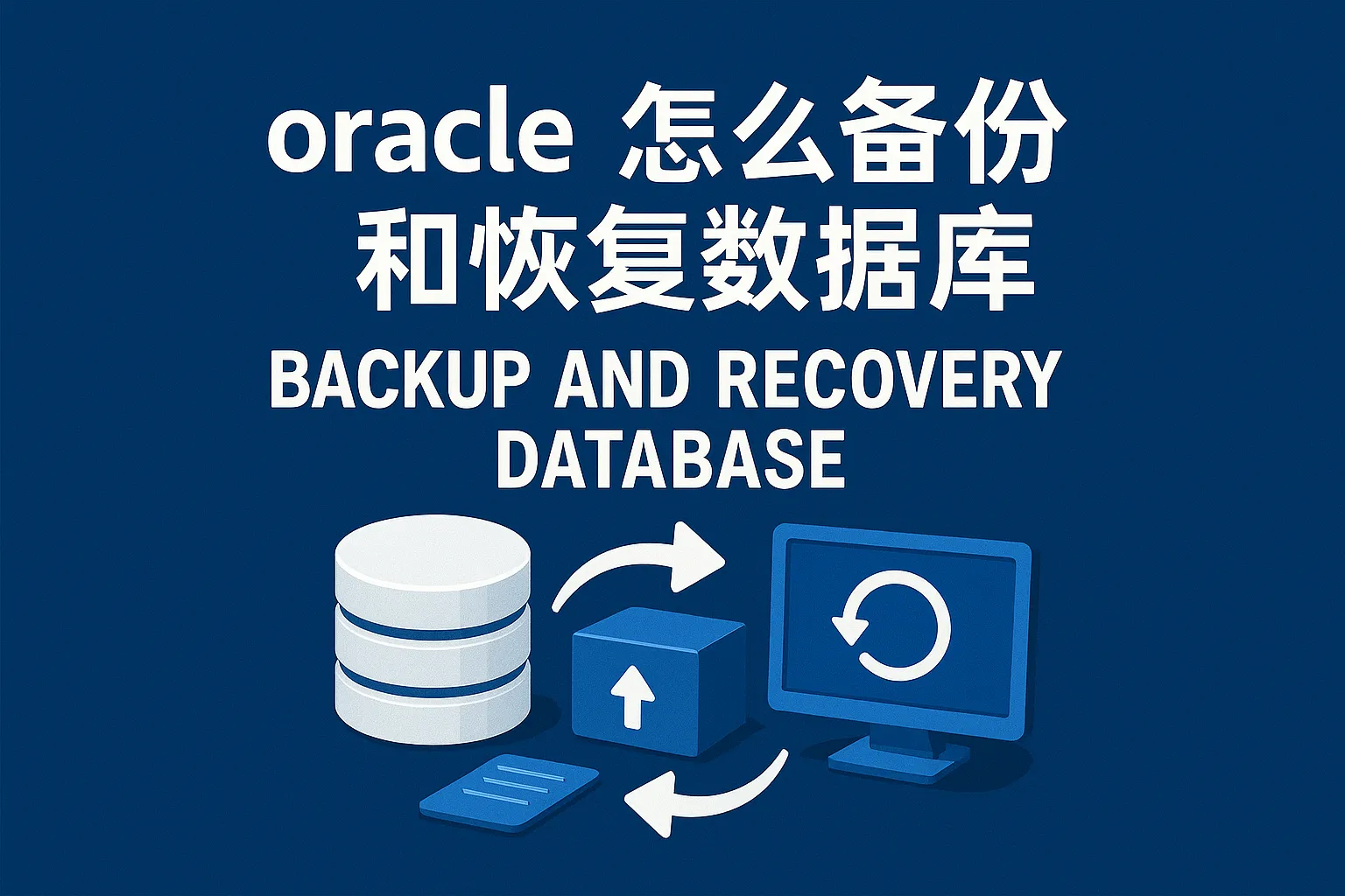 oracle怎么备份和恢复数据库