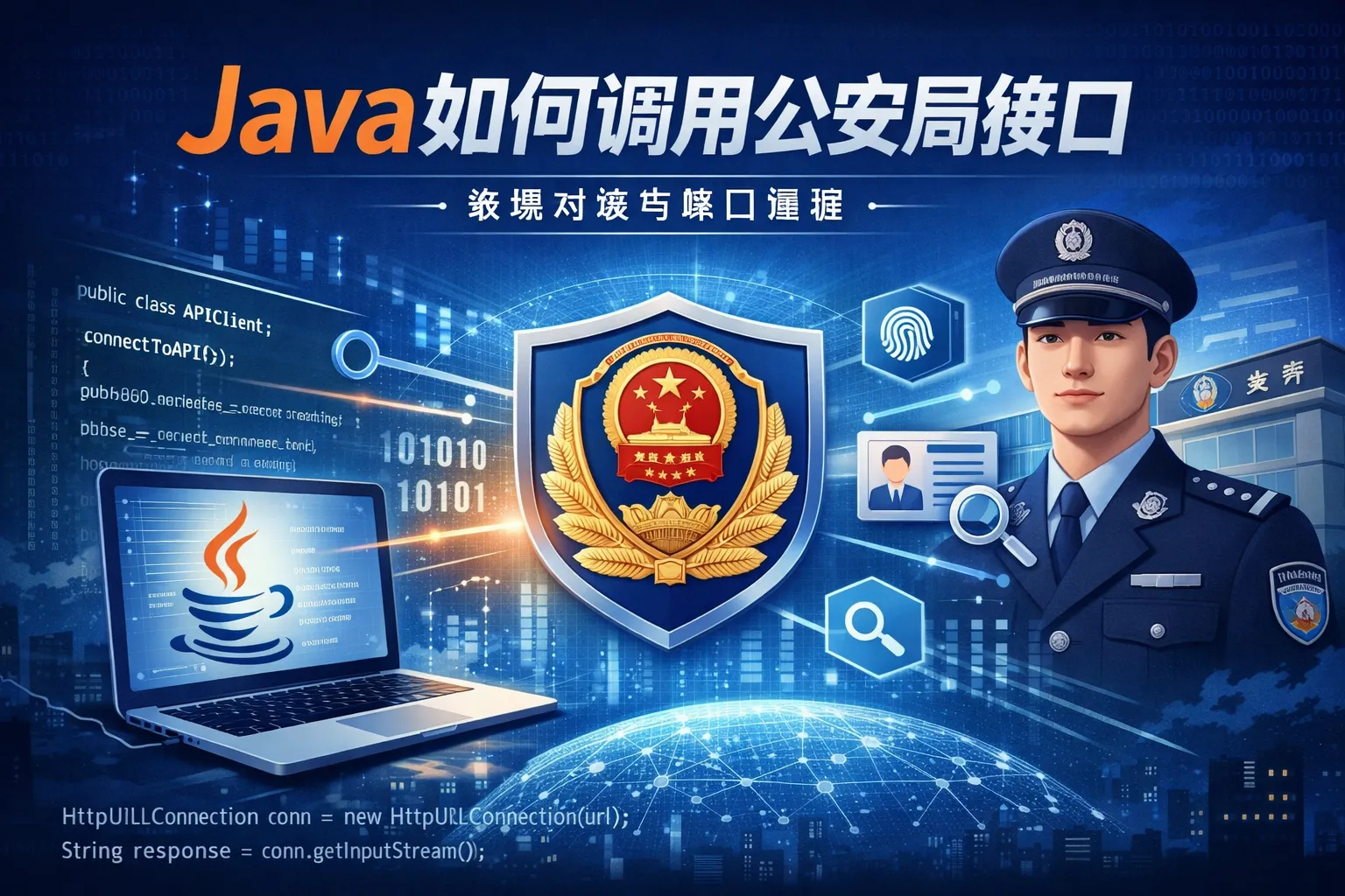 java如何调用公安局接口