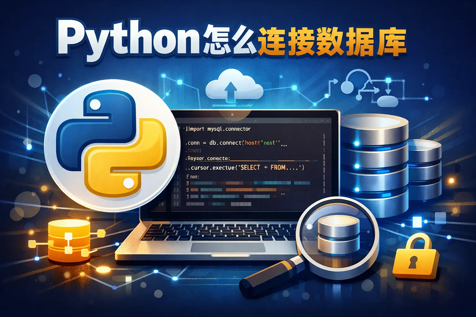 python怎么连接数据库