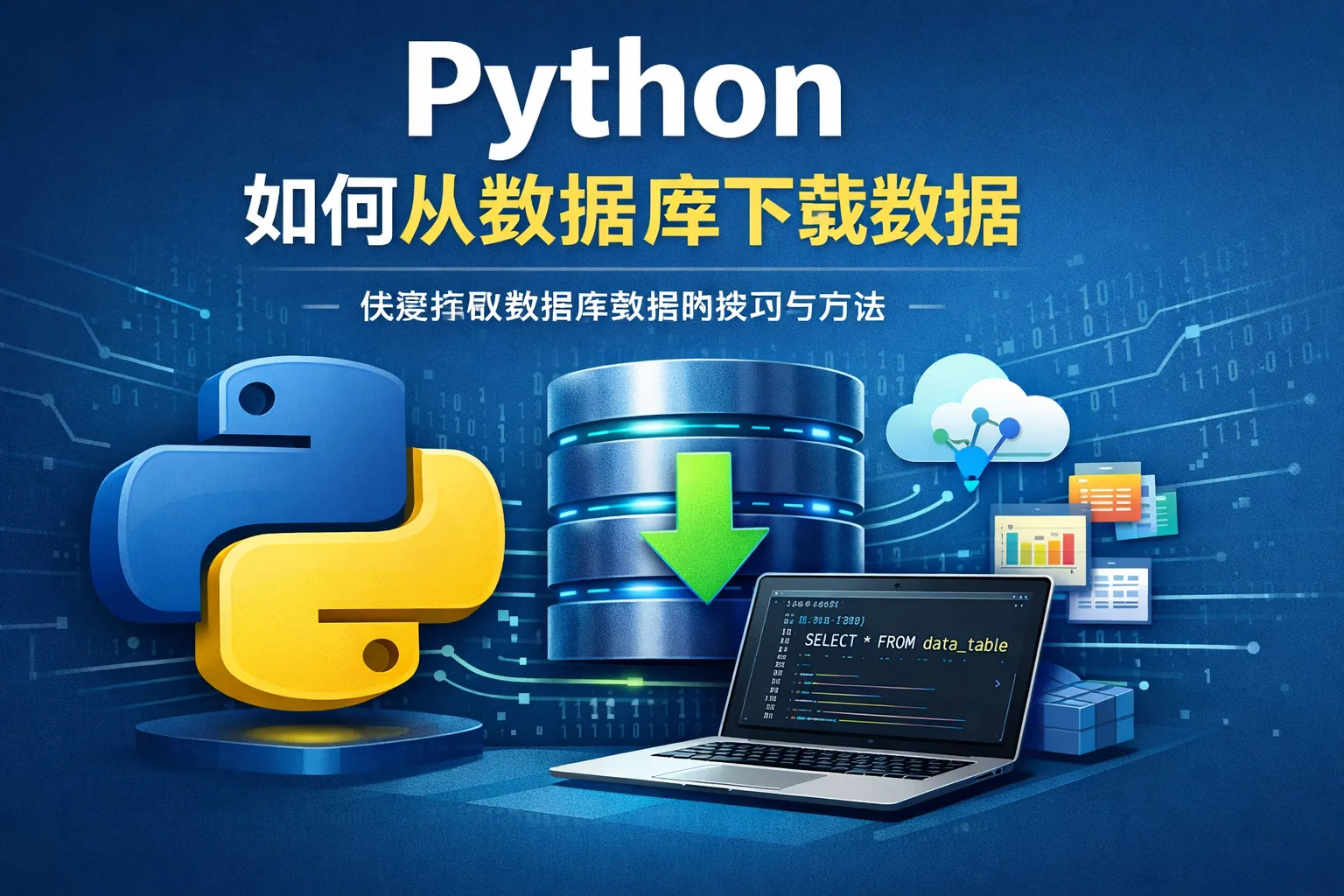 Python如何从数据库下载数据
