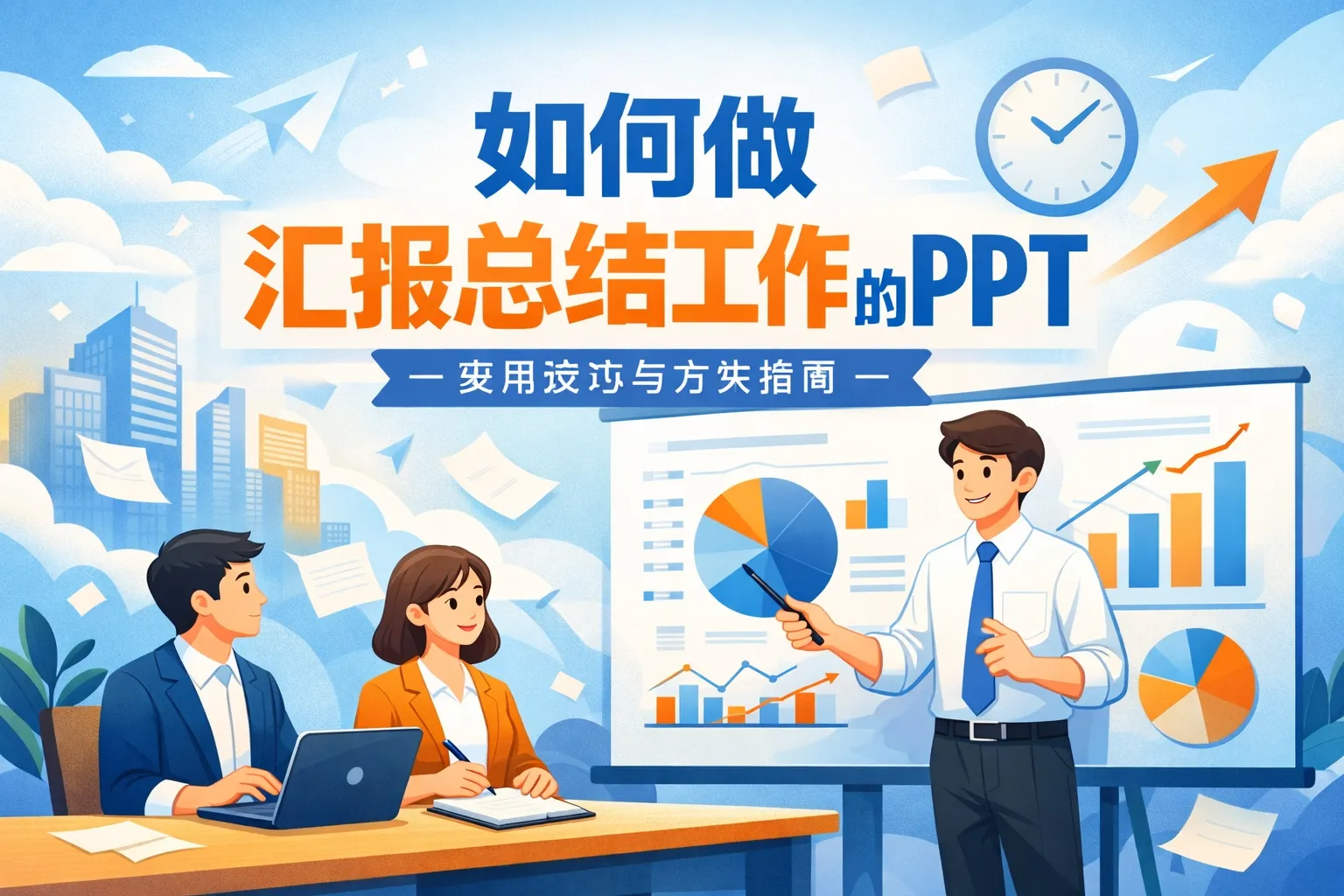 如何做汇报总结工作的ppt