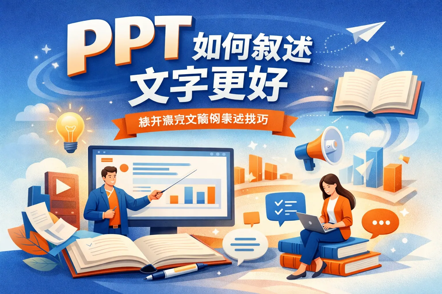 ppt如何叙述文字更好