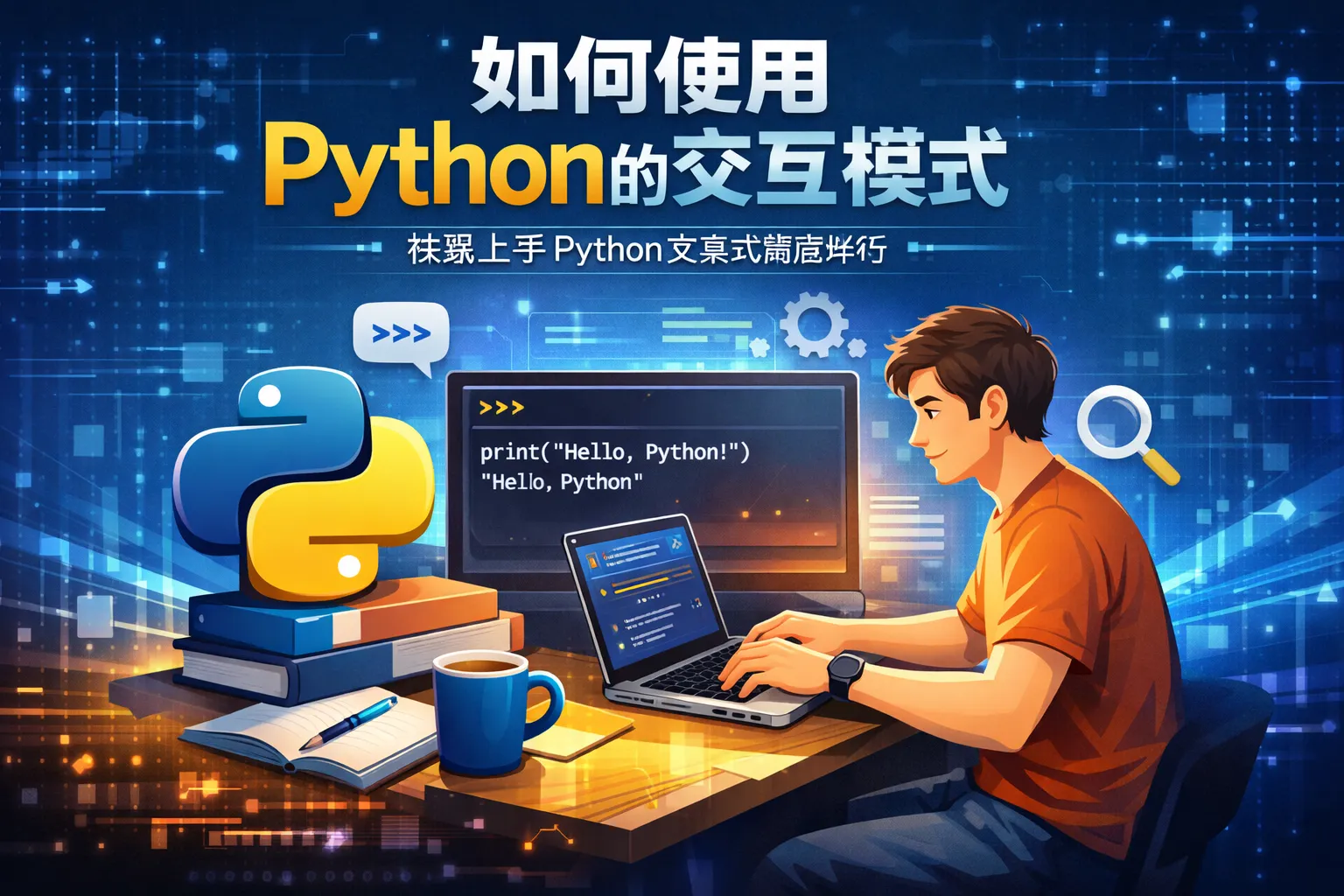 如何使用python的交互模式