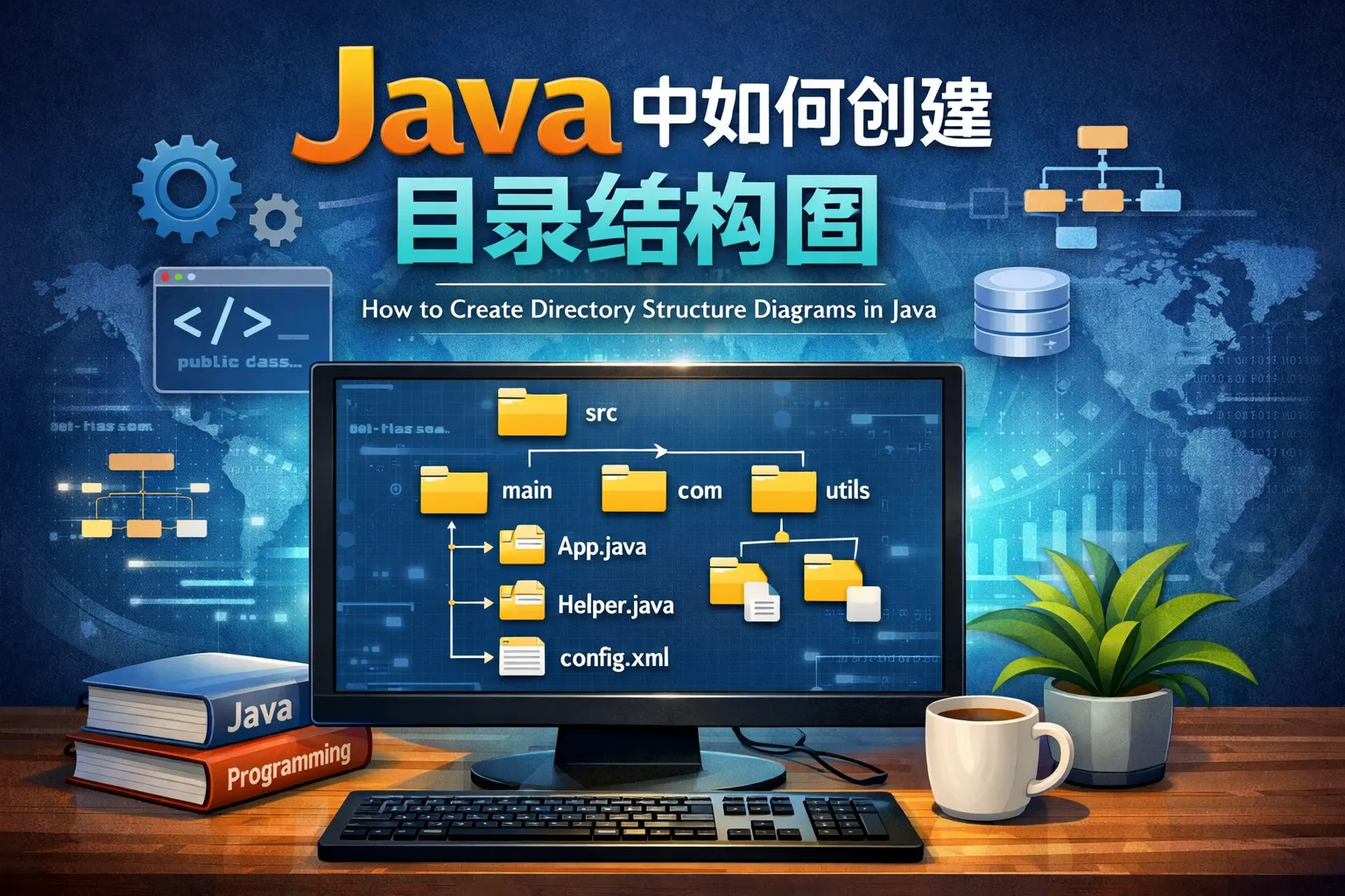 java中如何创建目录结构图