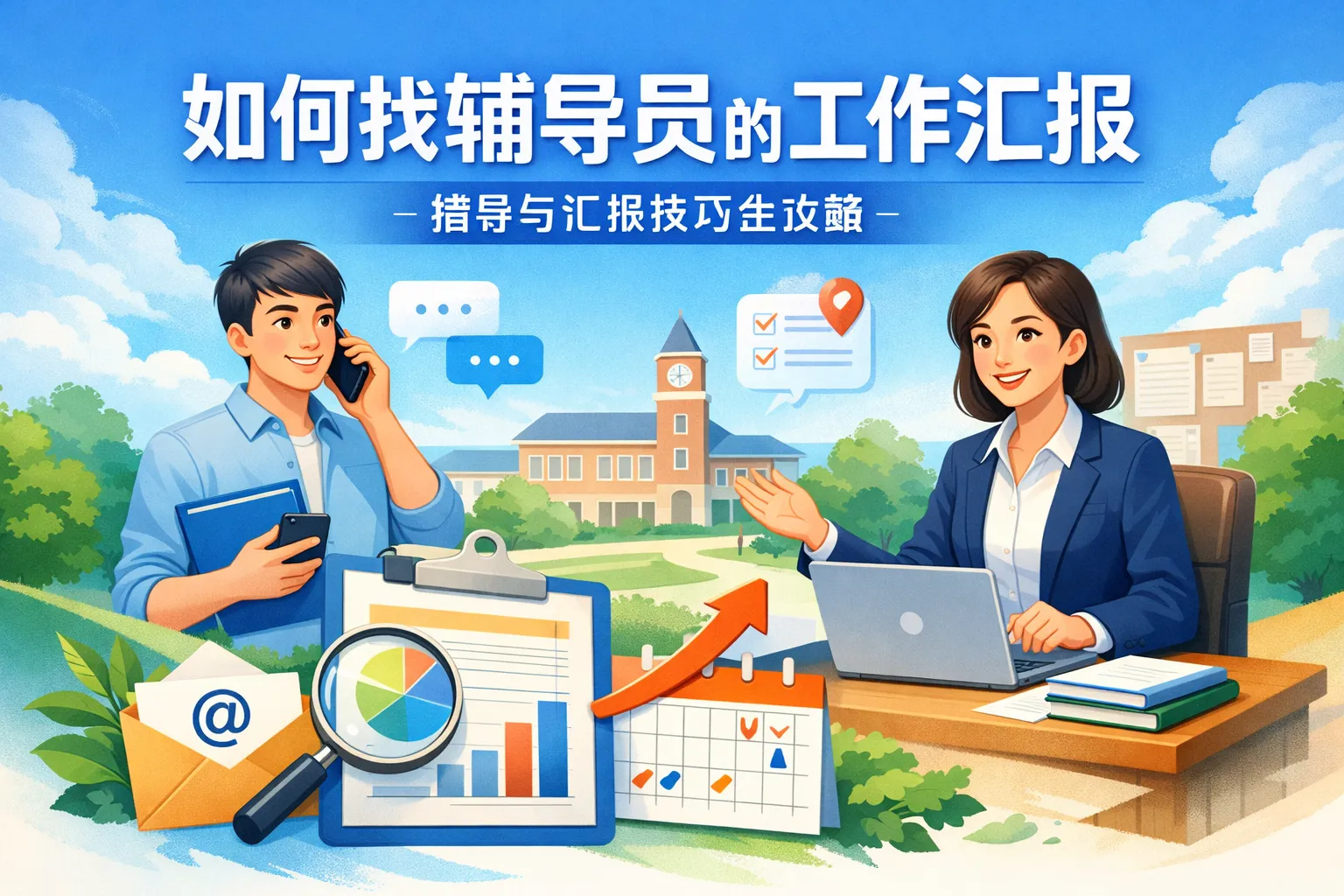 如何找辅导员的工作汇报