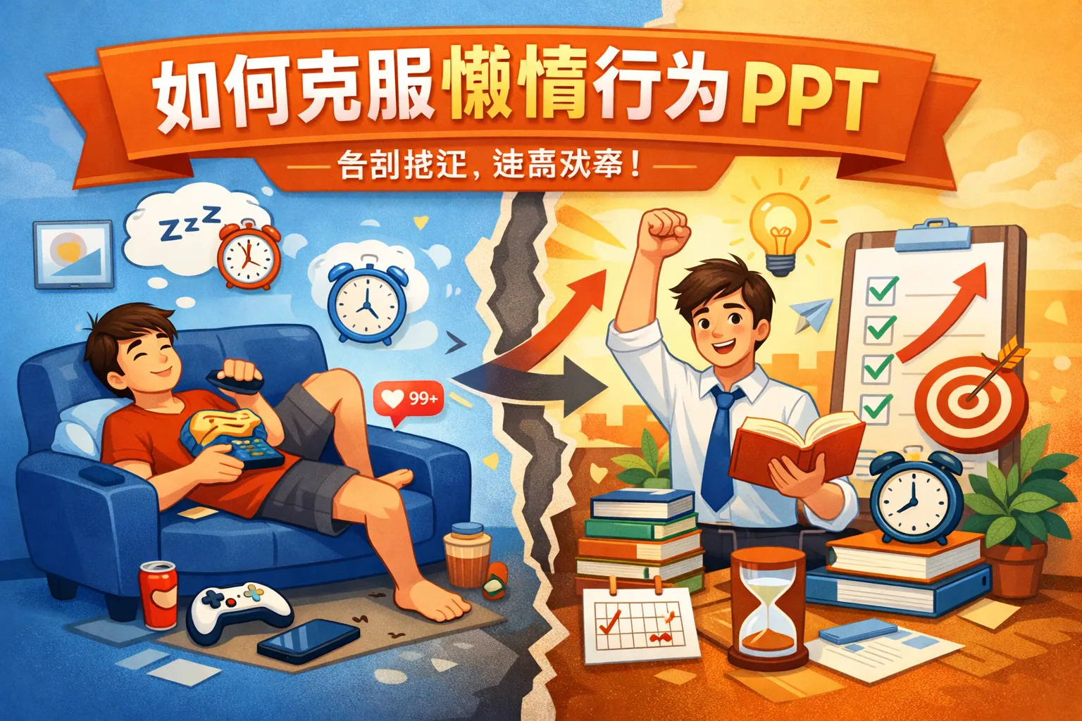 如何克服懒惰行为ppt