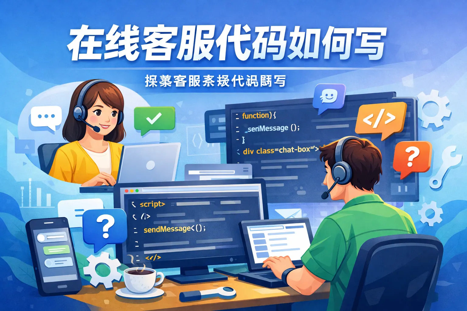 在线客服代码如何写