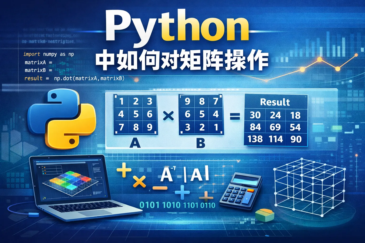 python中对矩阵如何操作