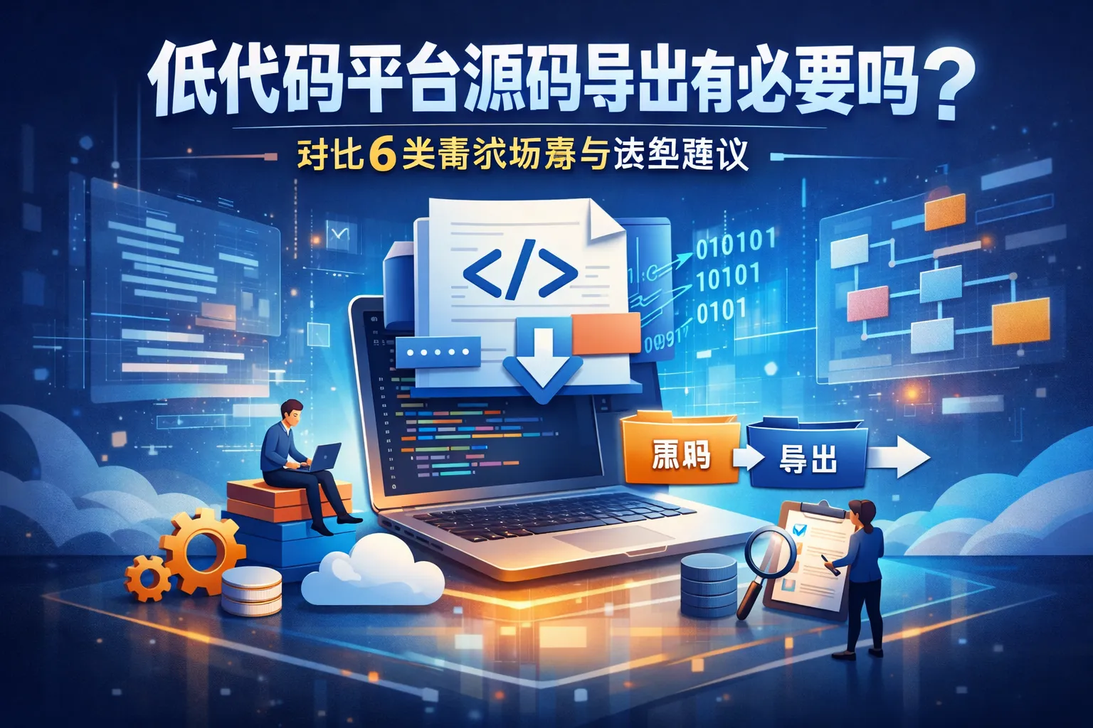 低代码平台源码导出有必要吗?对比6类需求场景与选型建议