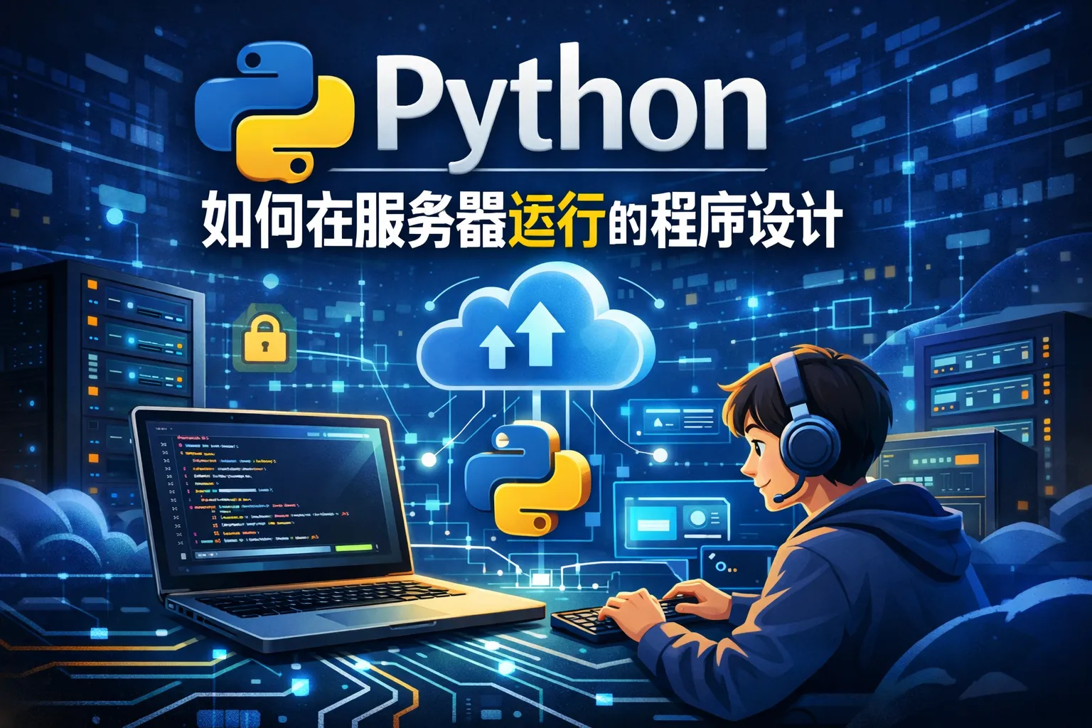 python如何在服务器运行的程序设计